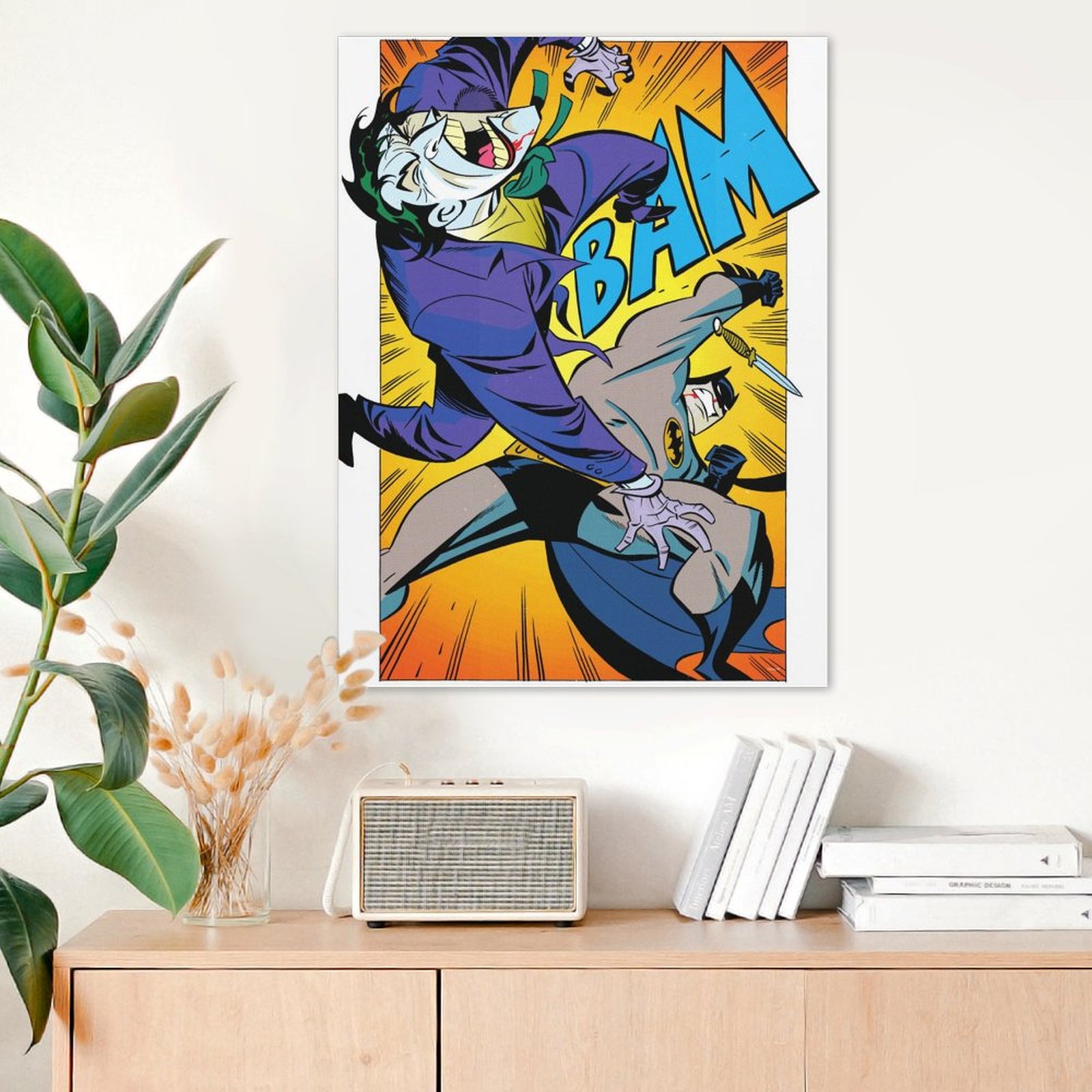 Bat punch by Bruce Timm