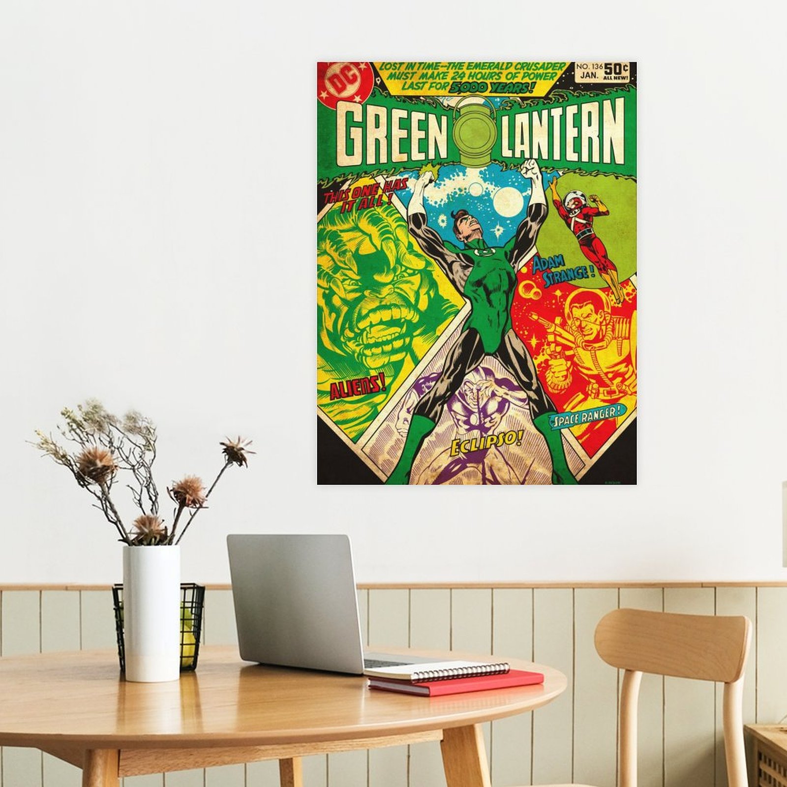 Green Lantern 136 by Dick Giordano and Rich Buckler and Joe Staton and Frank McLaughlin and Dave Cockrum