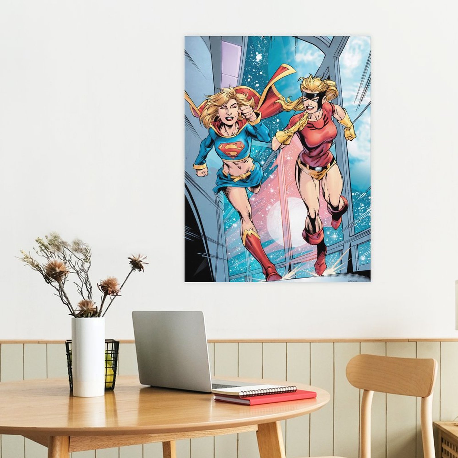 Supergirl and Jesse Quick