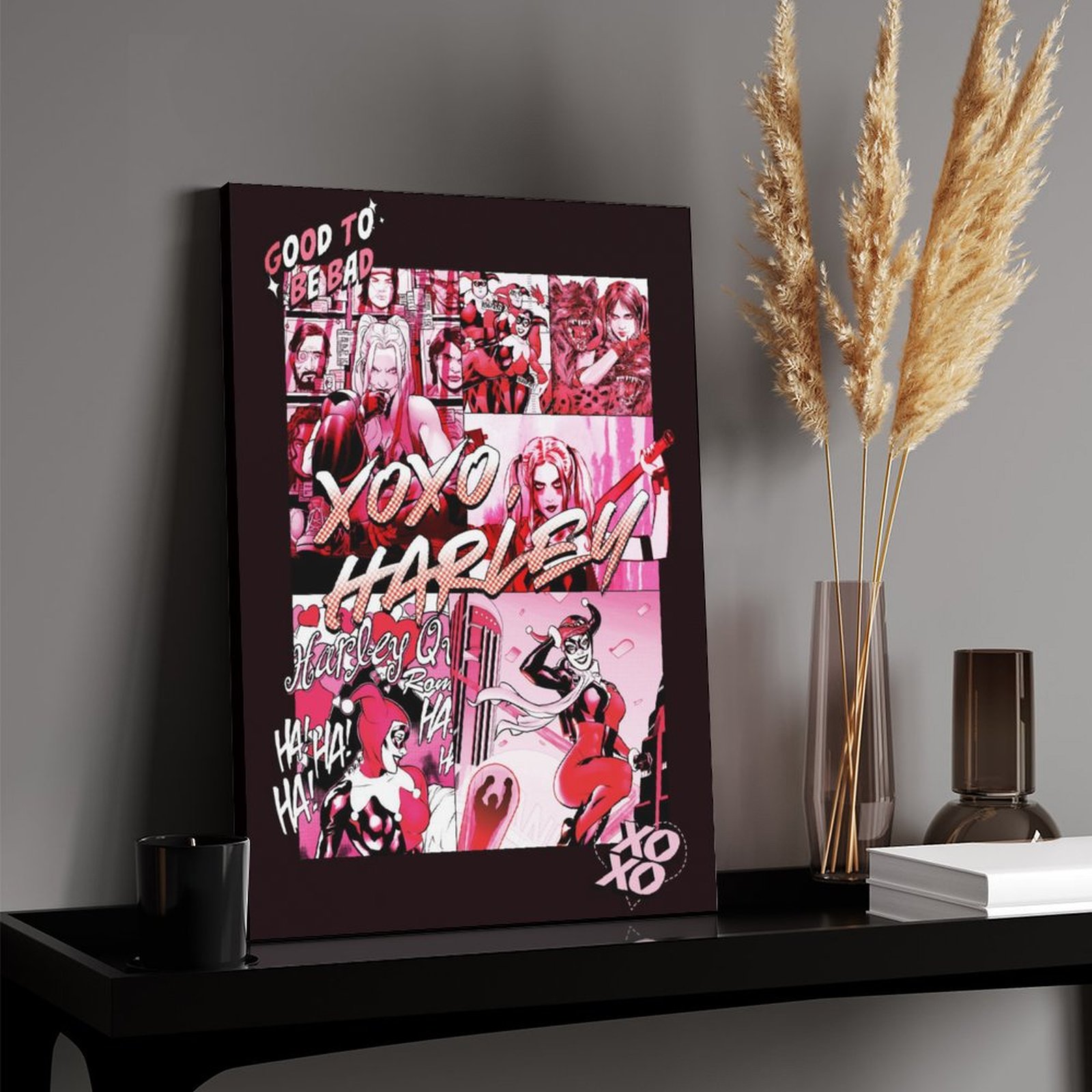 Good to be back. XOXO Harley.