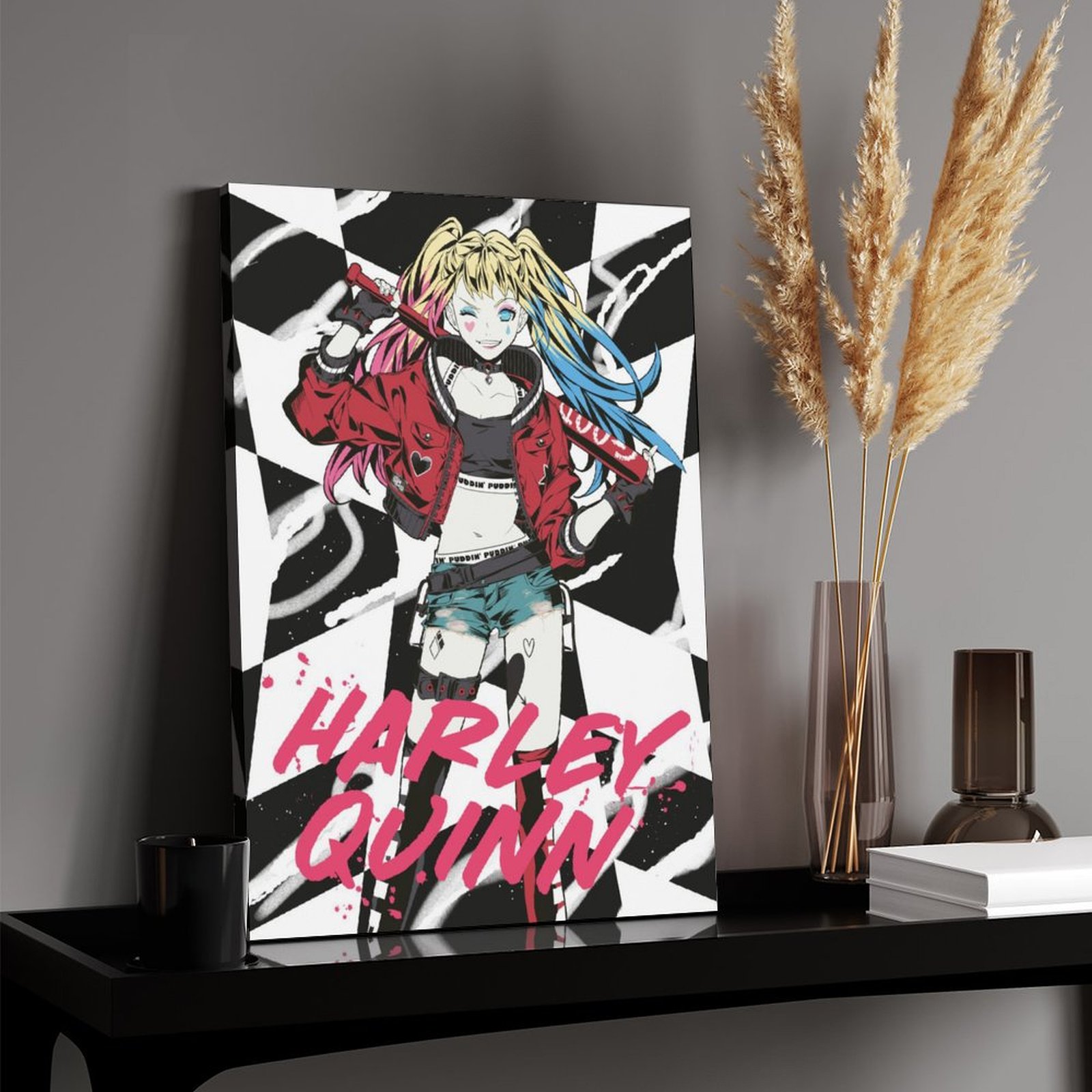 Harley with baseball bat