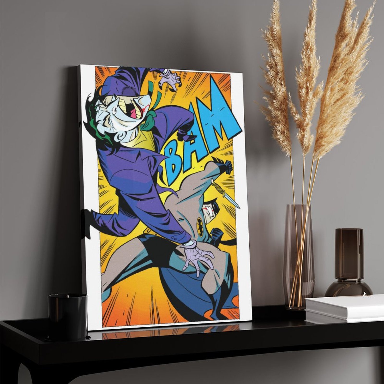 Bat punch by Bruce Timm