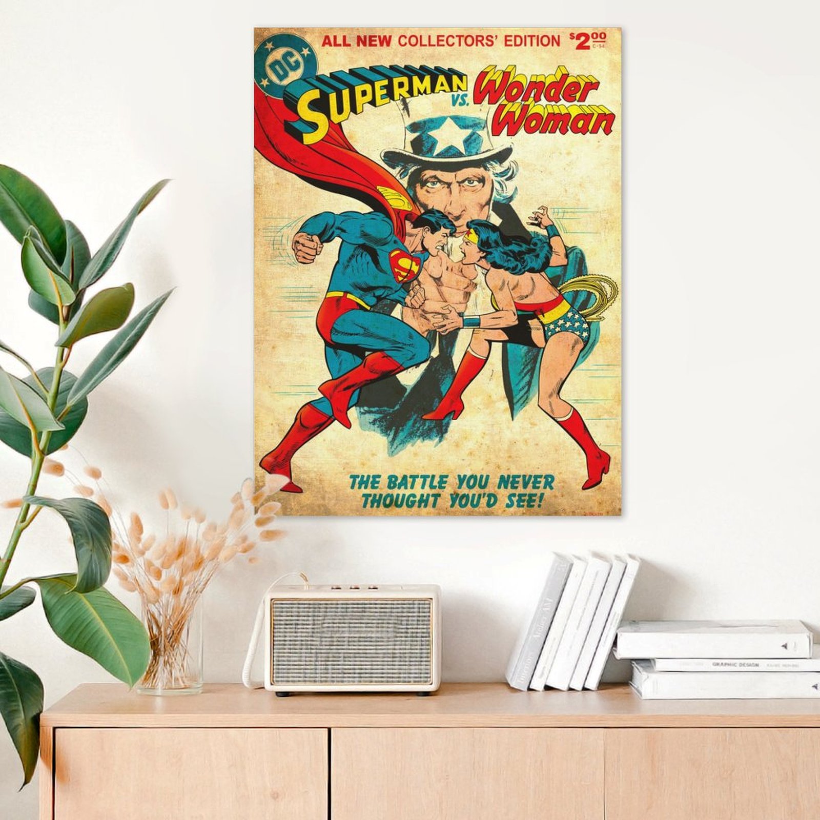 All New Collectors Edition Superman vs Wonder Woman by Dan Adkins and Jose Luis Garcia-Lopez