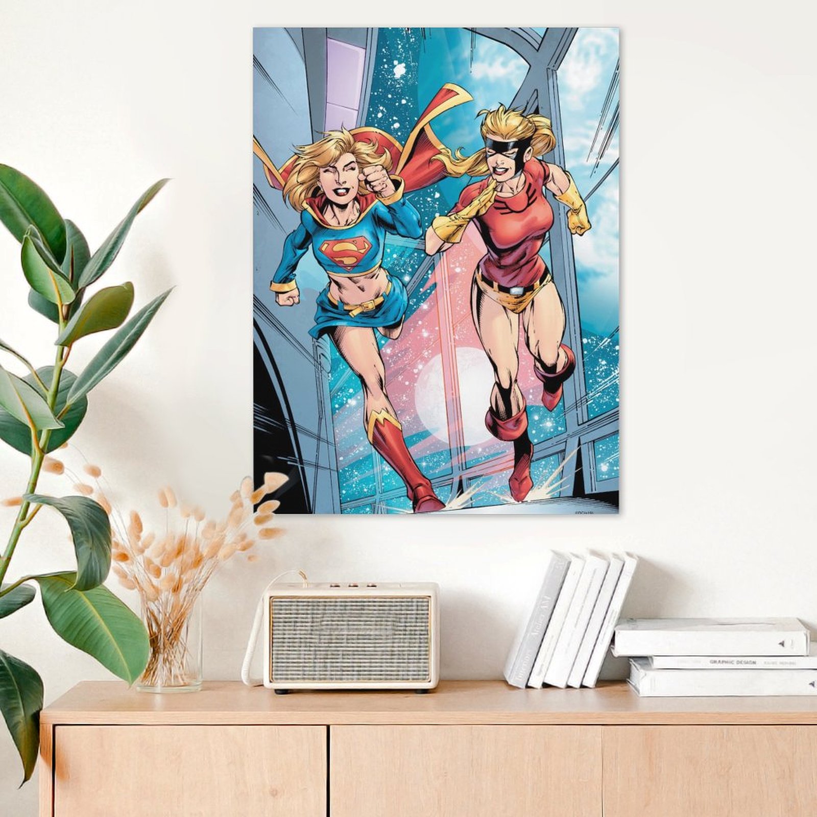 Supergirl and Jesse Quick