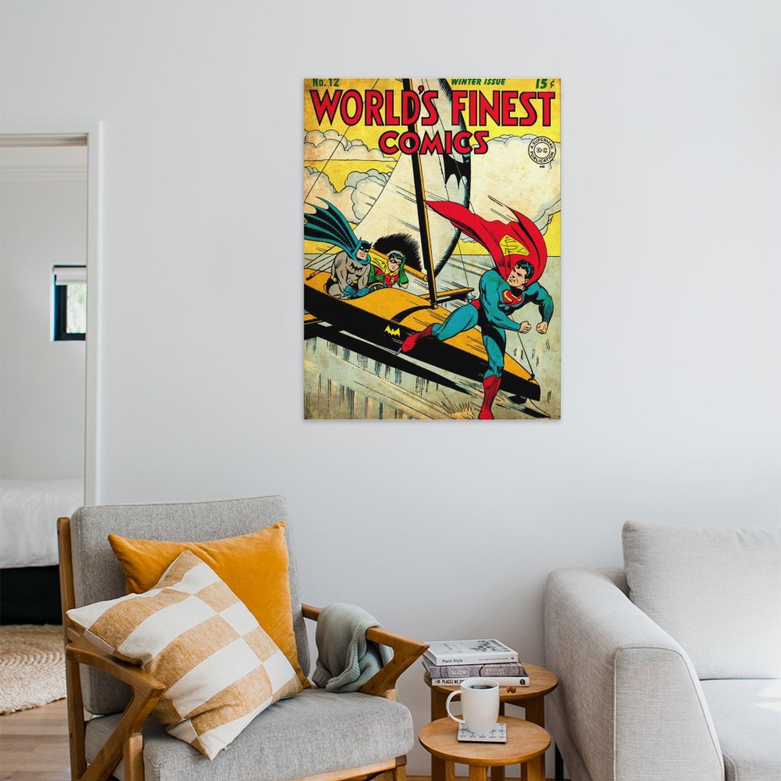 Worlds Finest Superman Batman Robin by Jack Burnley