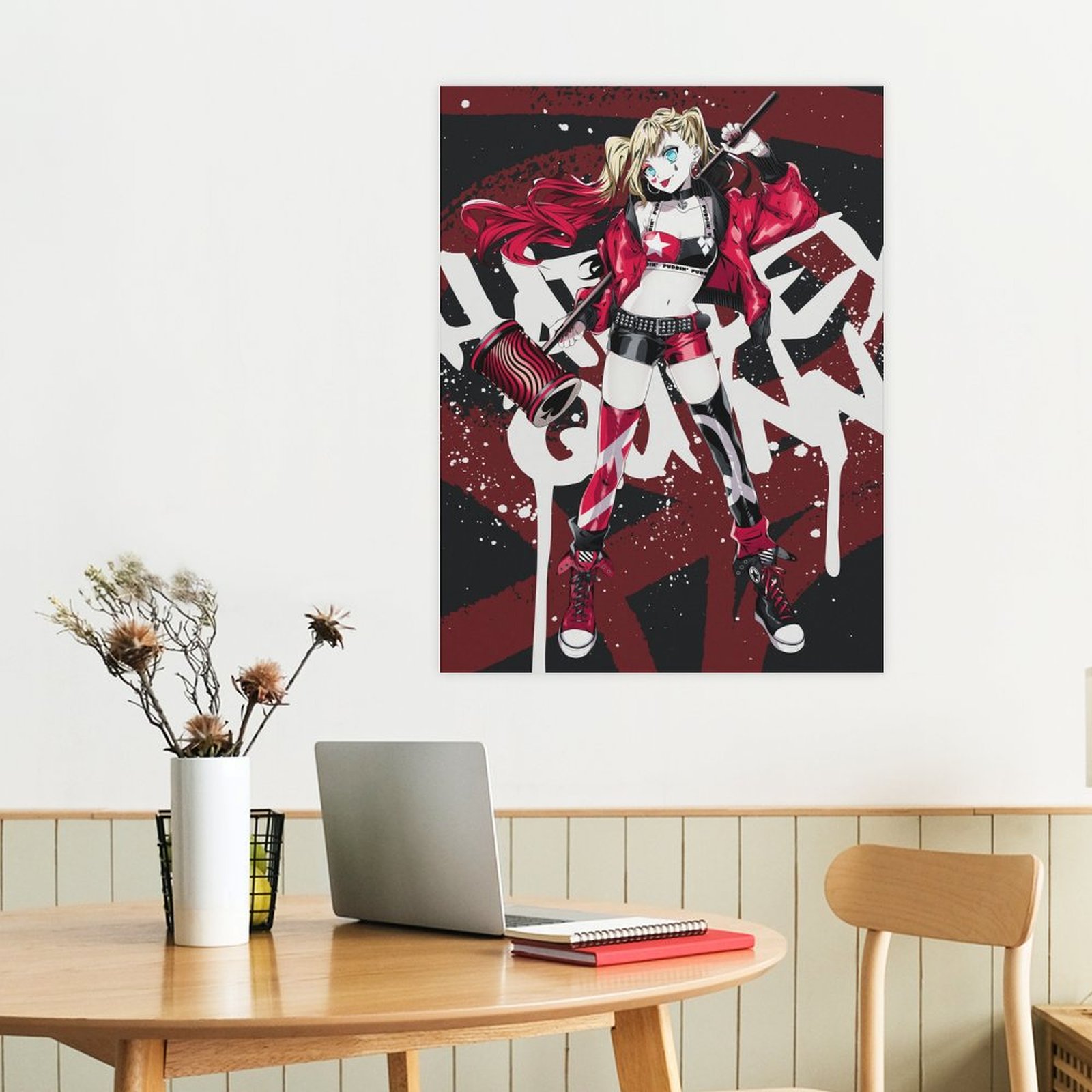 Harley Quinn with a mellet