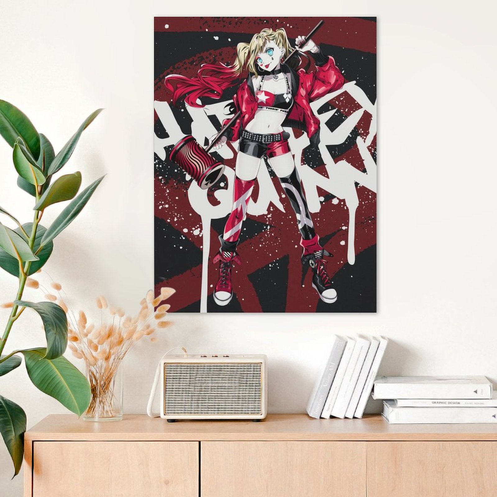 Harley Quinn with a mellet