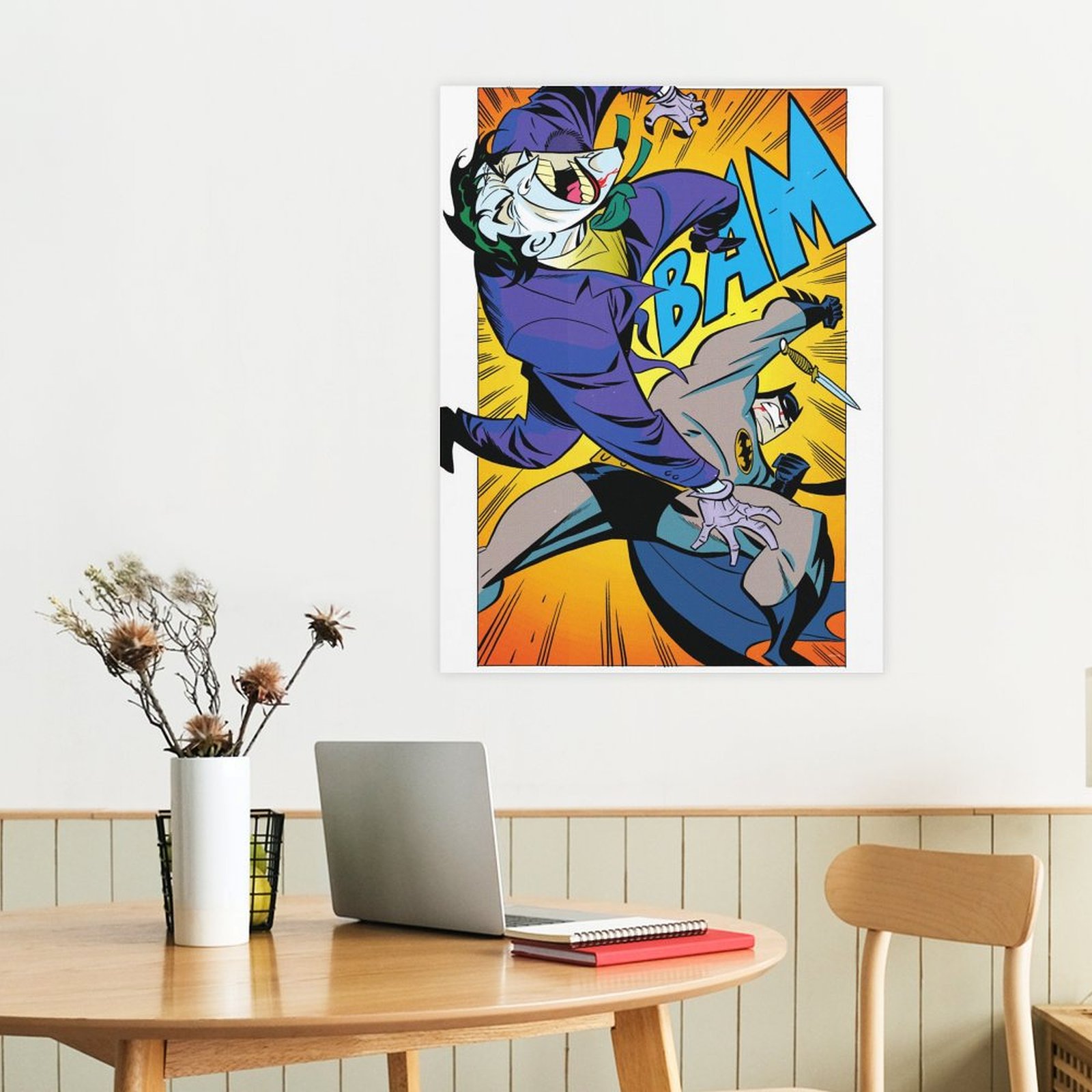 Bat punch by Bruce Timm