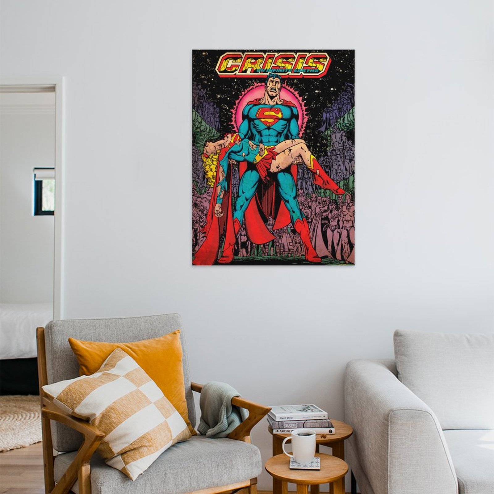 Crisis on Infinite Earths Superman by George Perez