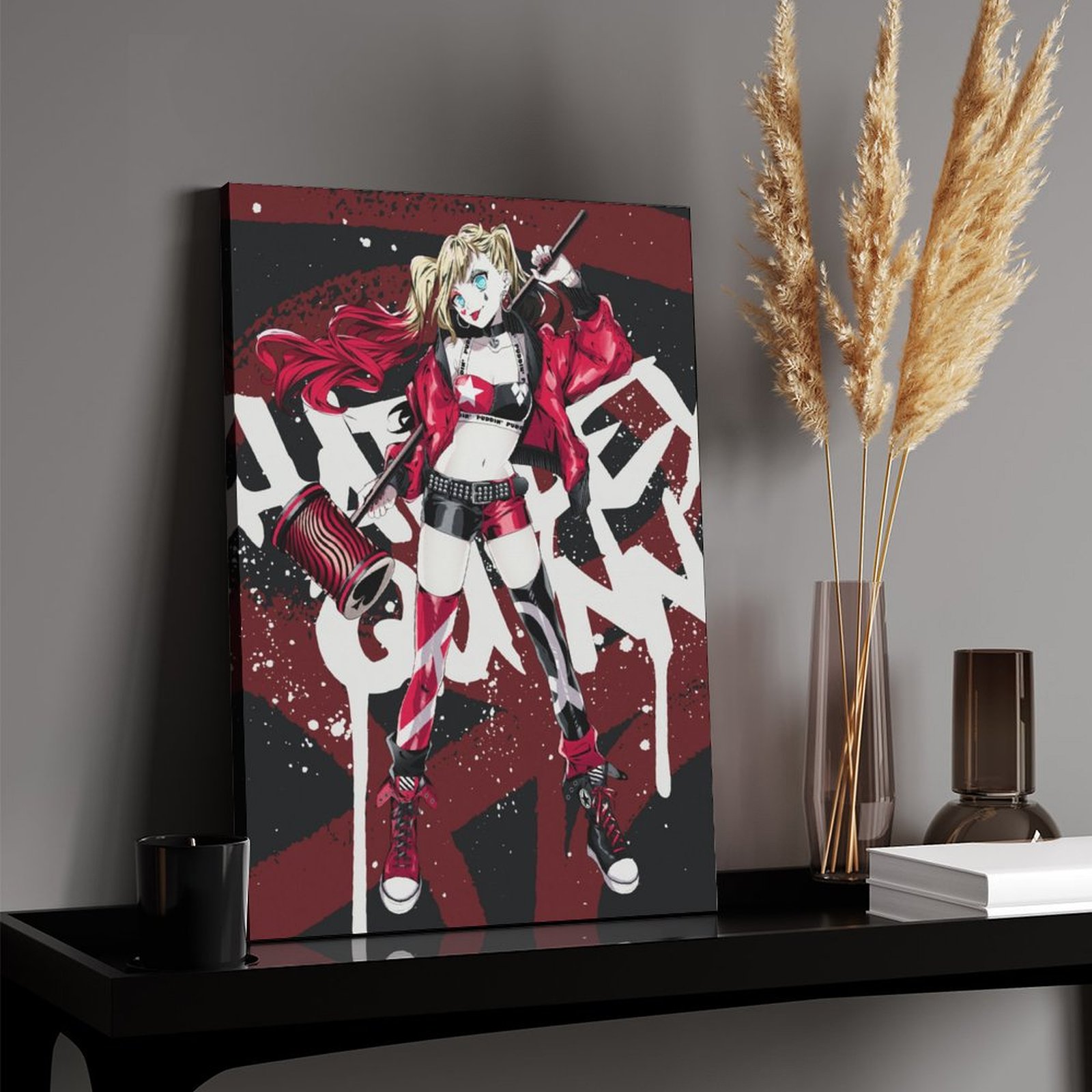 Harley Quinn with a mellet