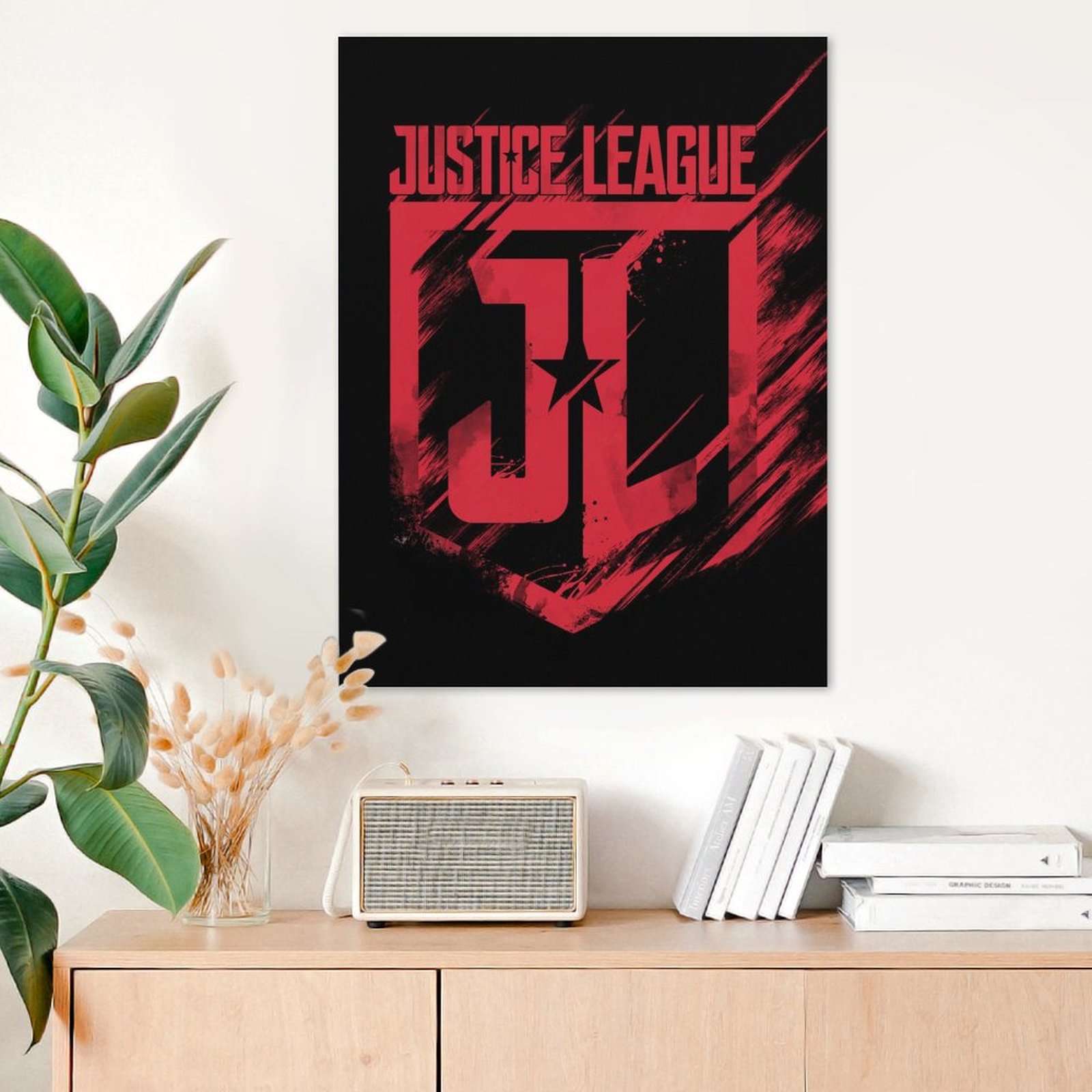 Justice League logo dark