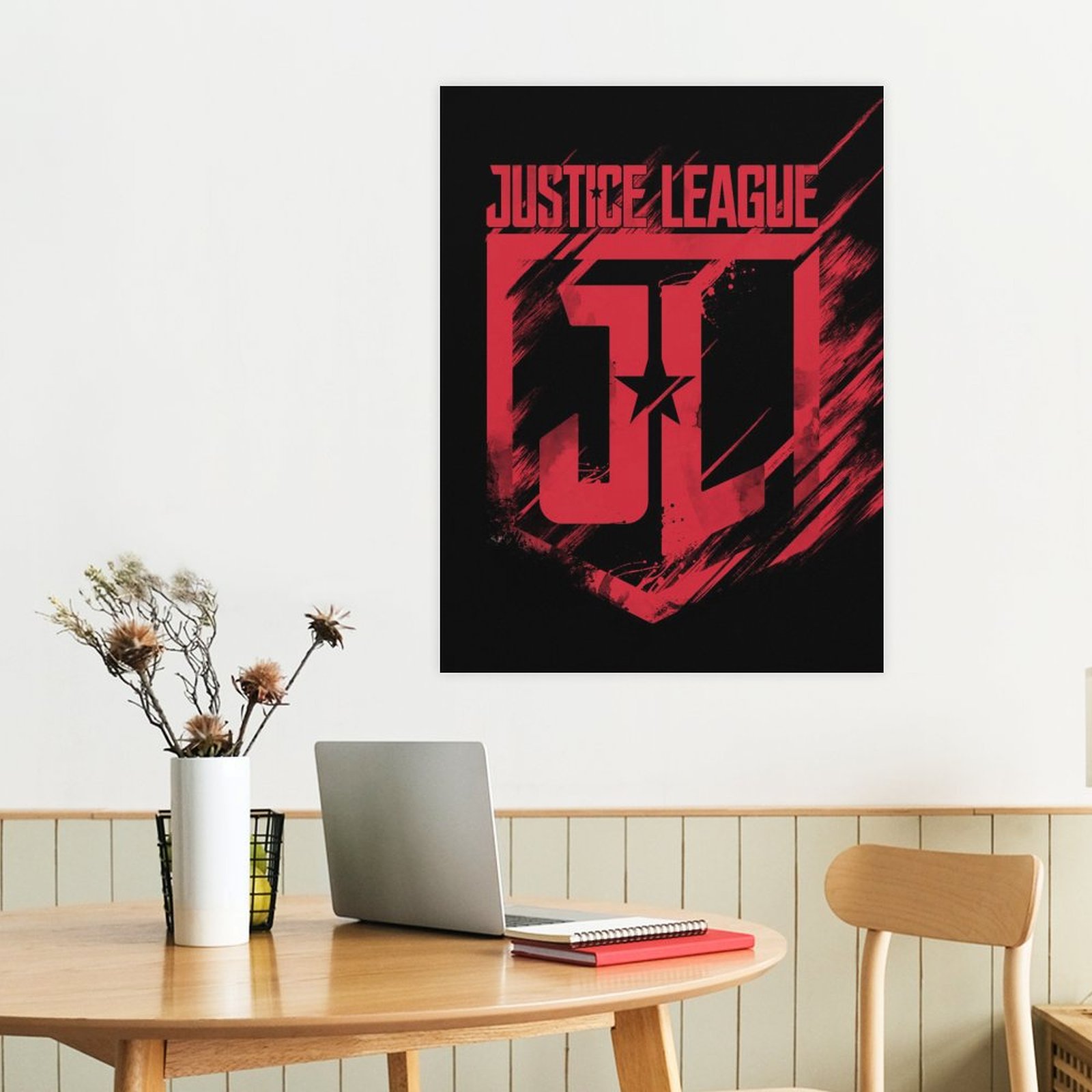 Justice League logo dark