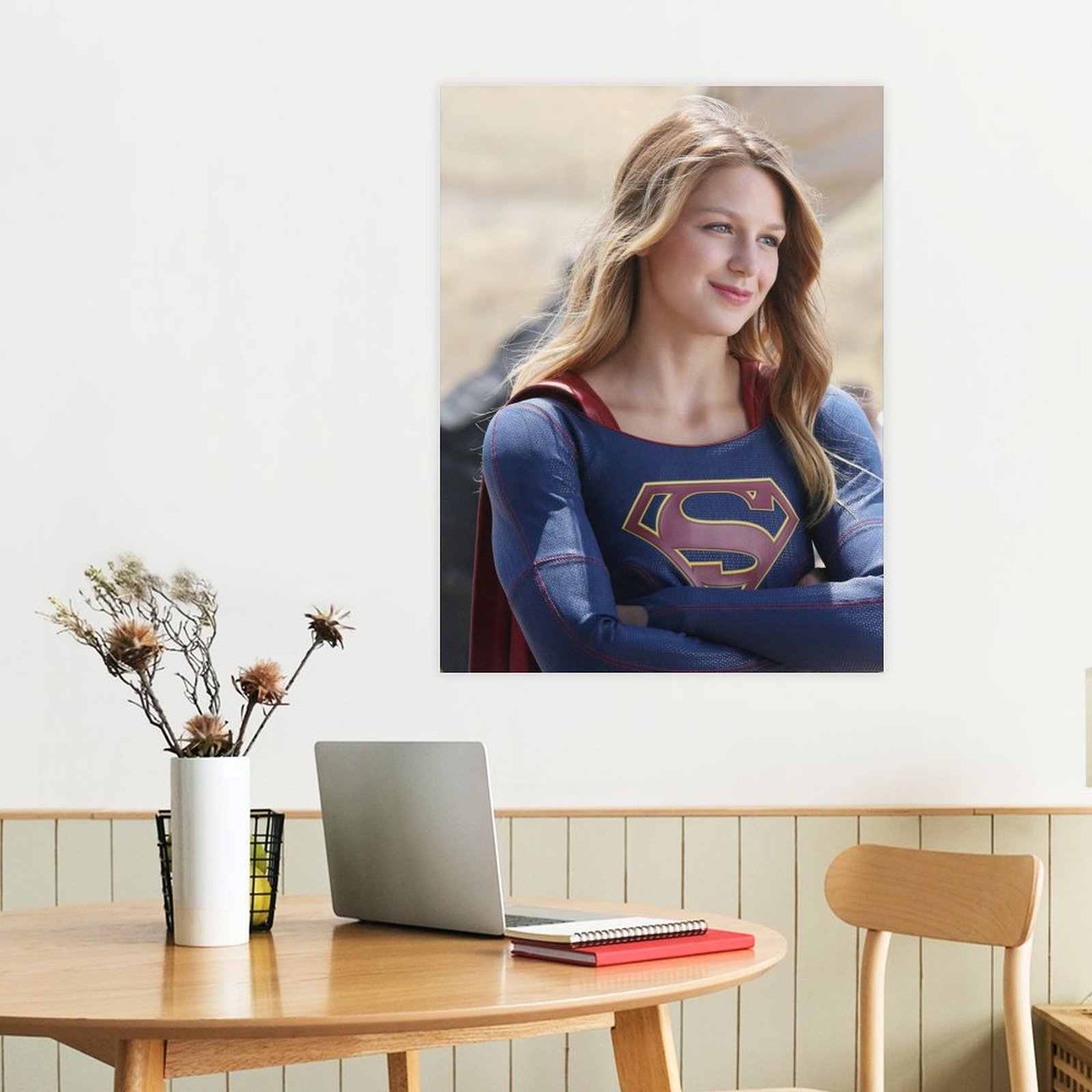 Supergirl smiling