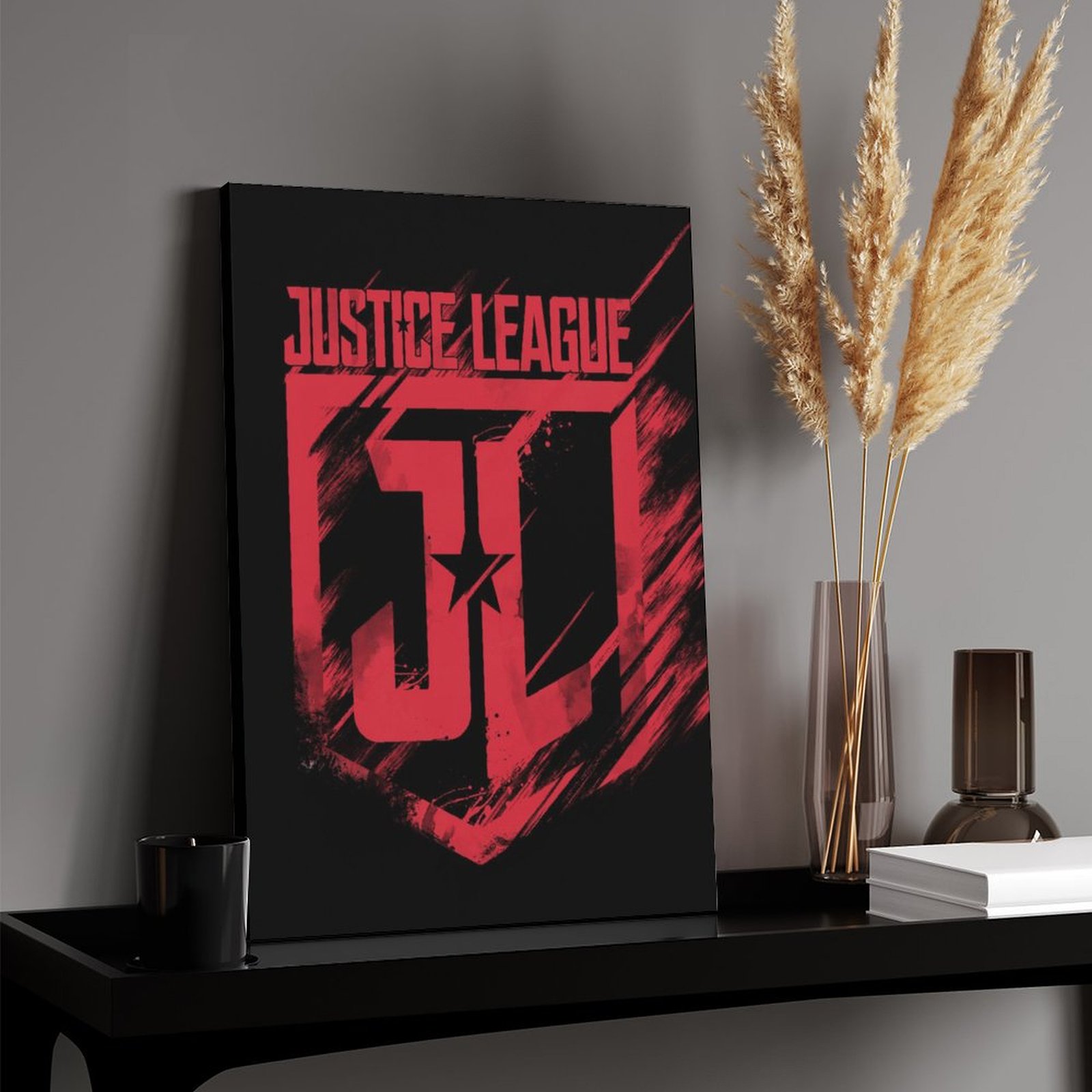 Justice League logo dark