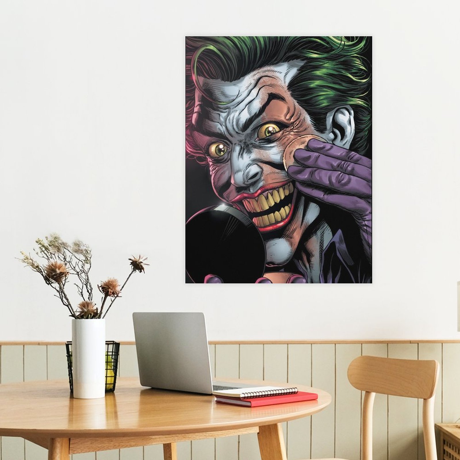 Joker Applying Makeup