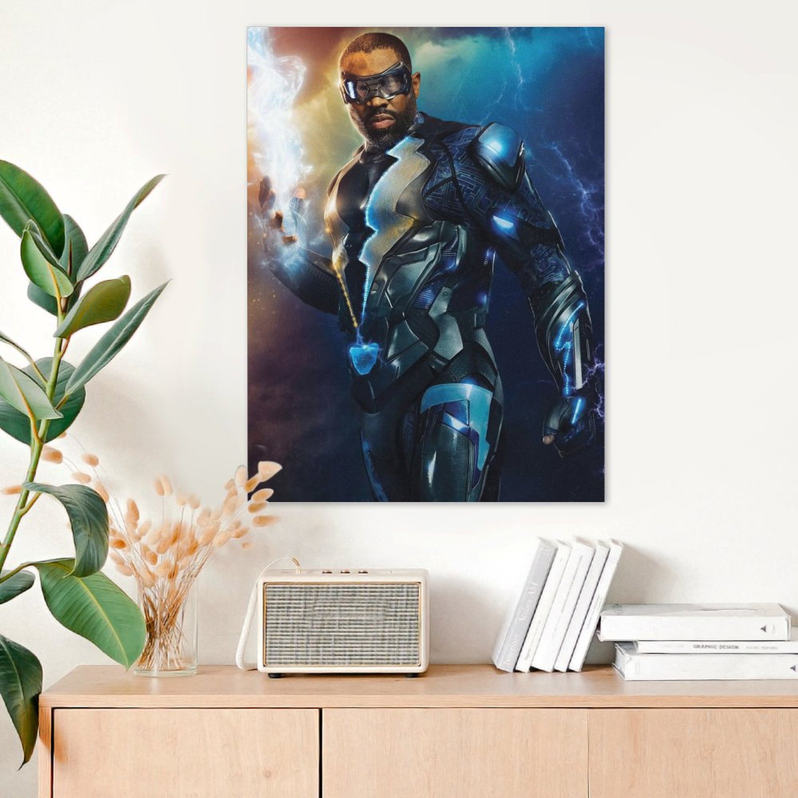 Black Lightning Superhero