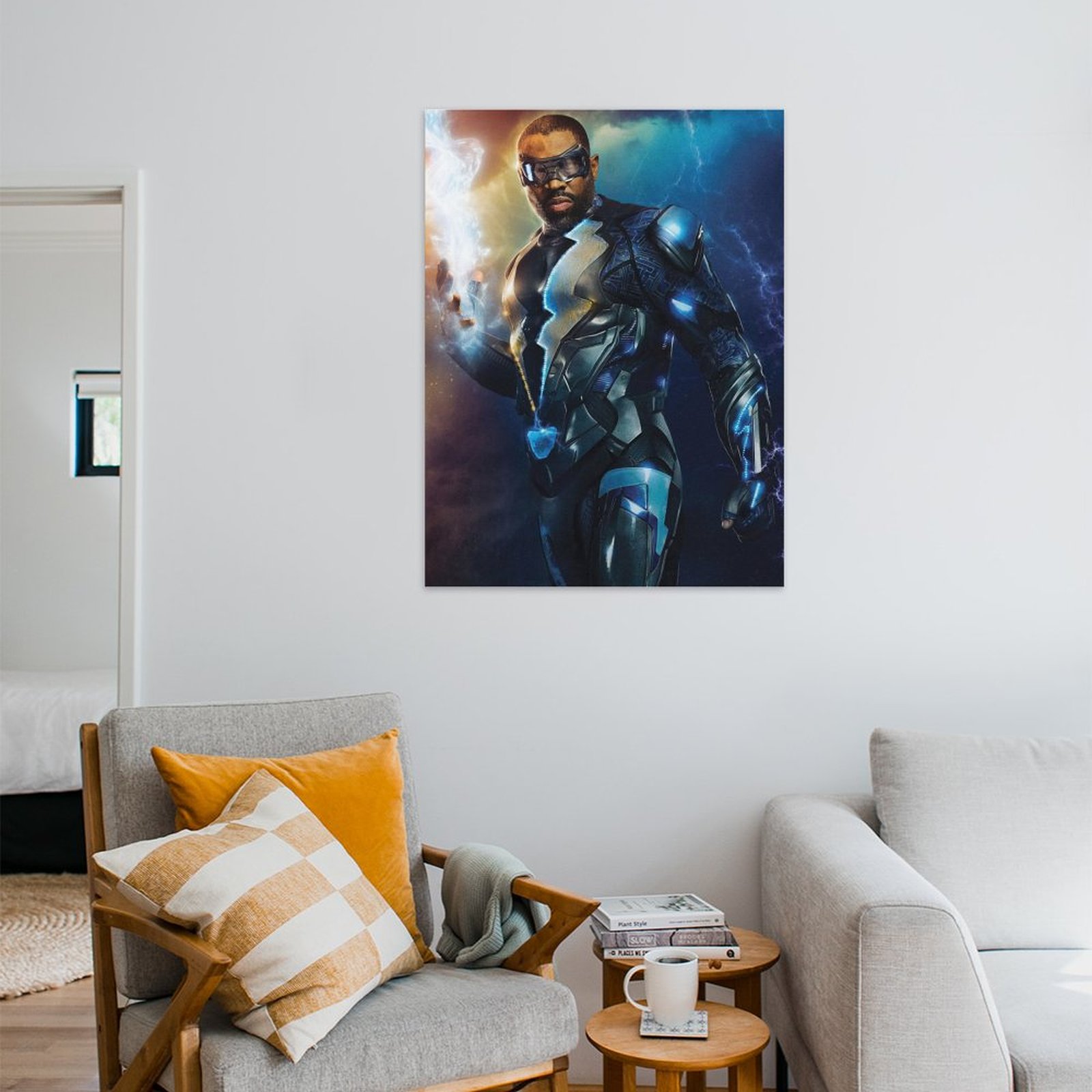 Black Lightning Superhero