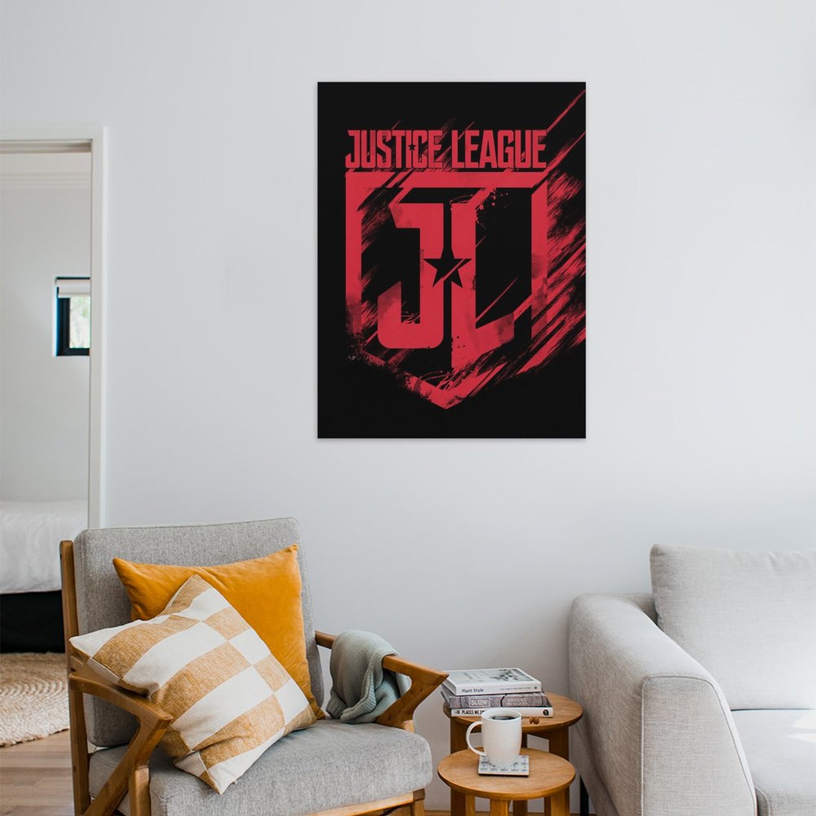 Justice League logo dark