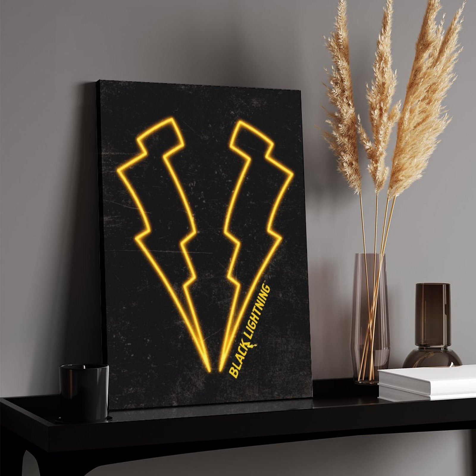 Black Lightning Logo