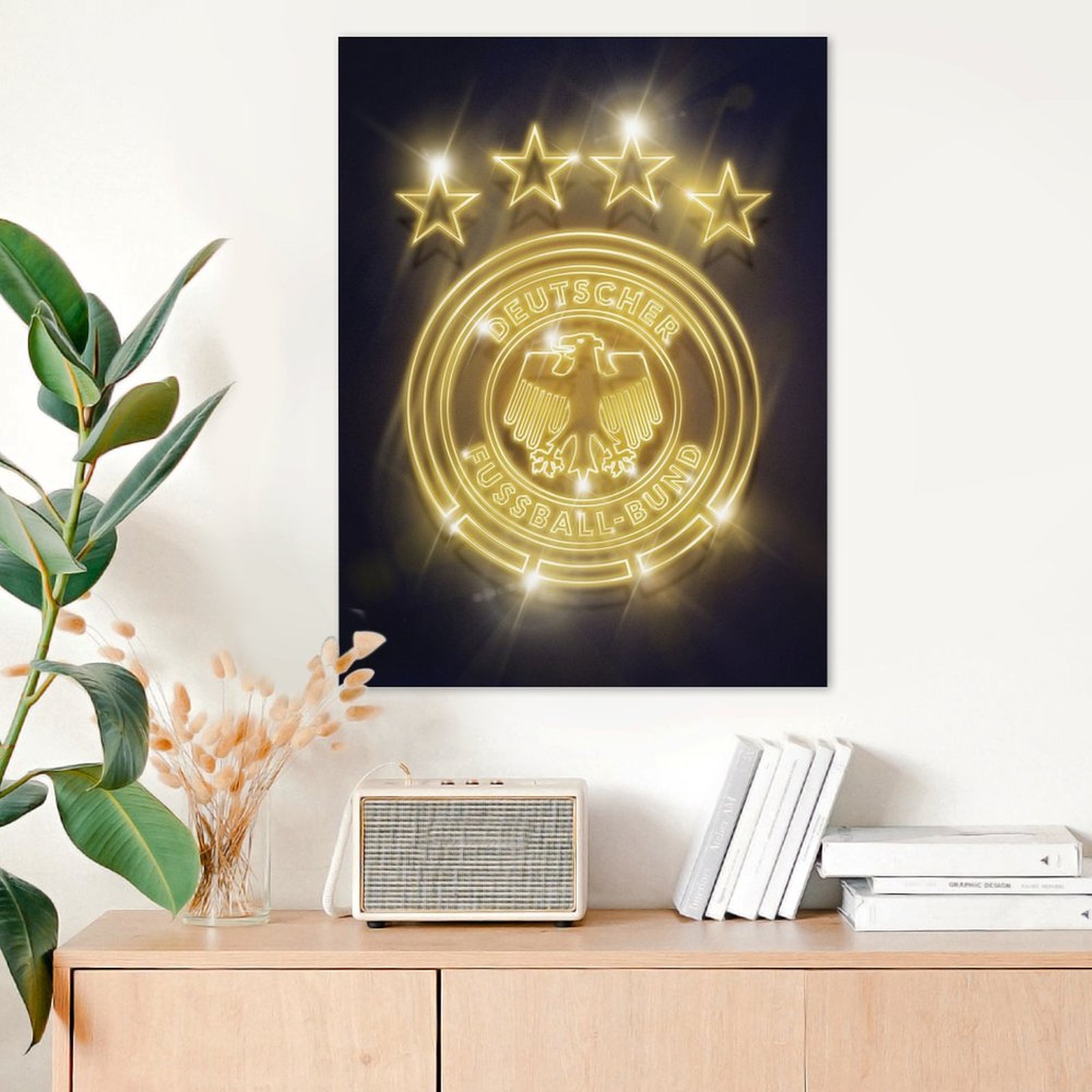DFB Crest Neon Gold