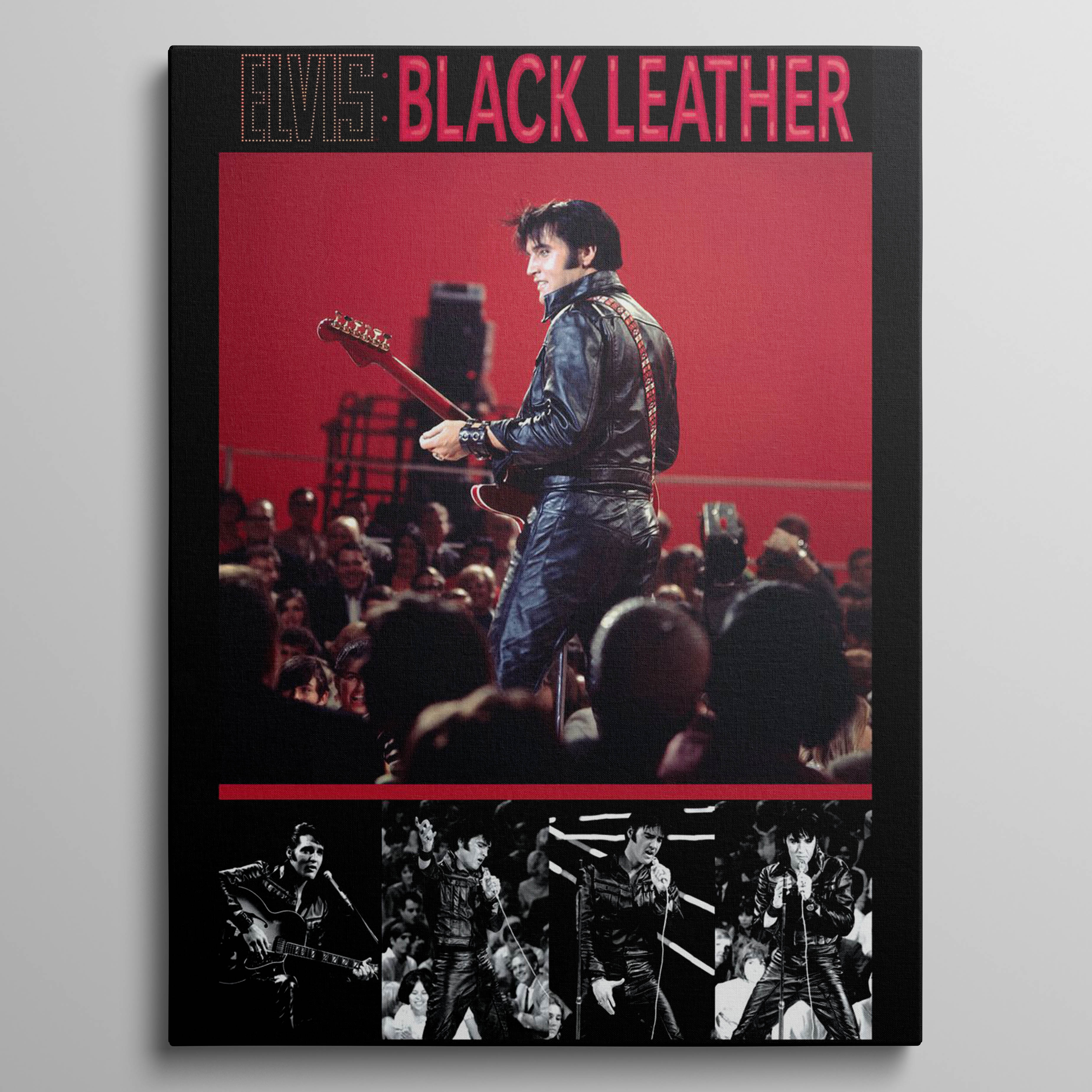 Elvis Black Leather