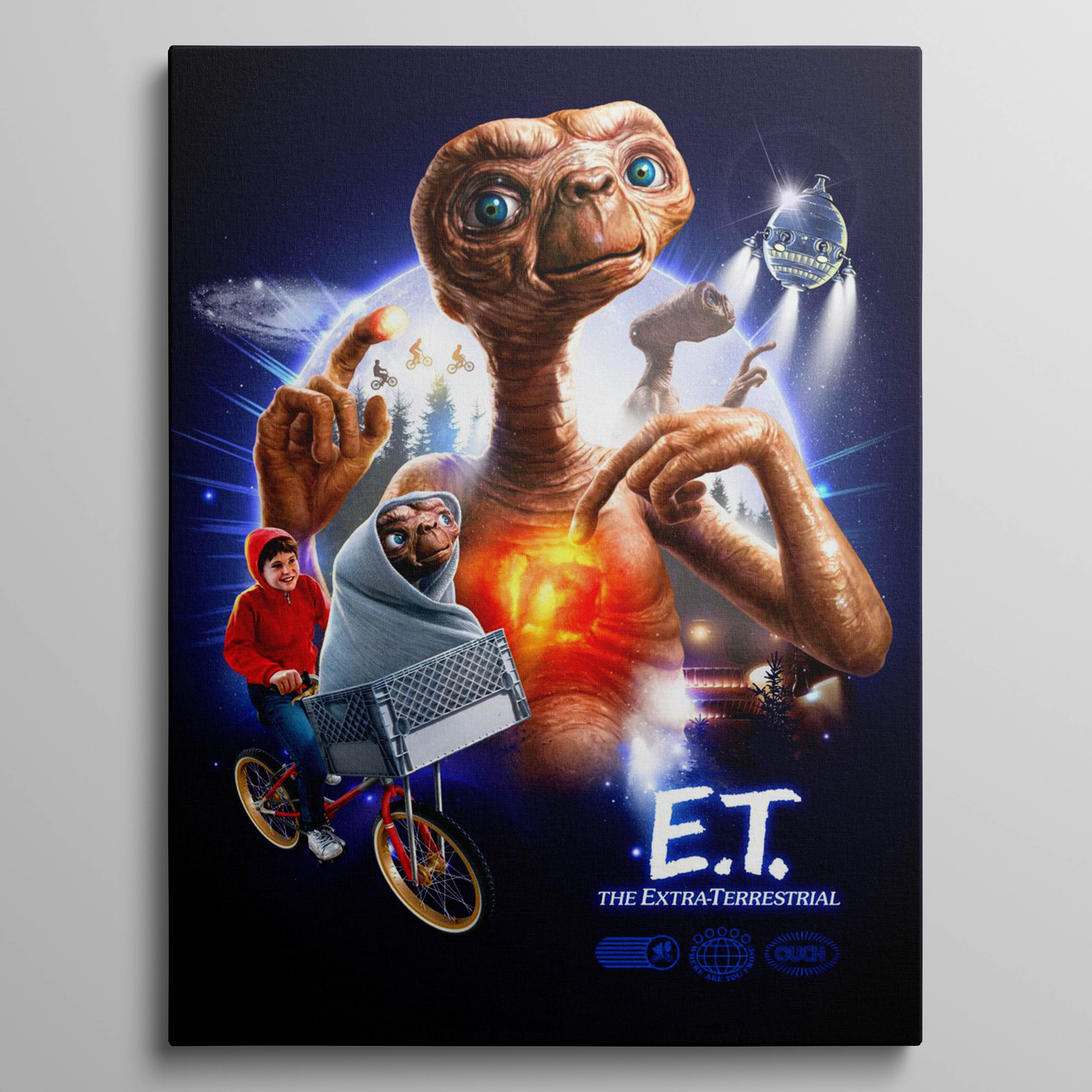 E.T. collage design