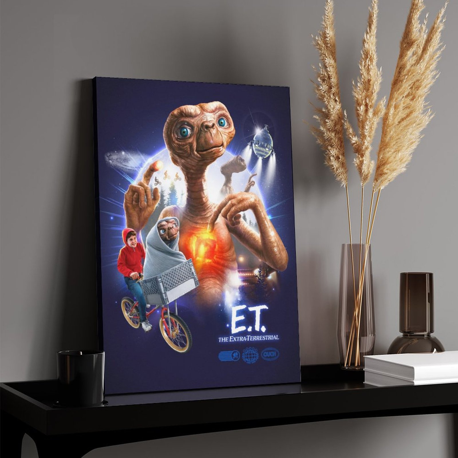 E.T. collage design