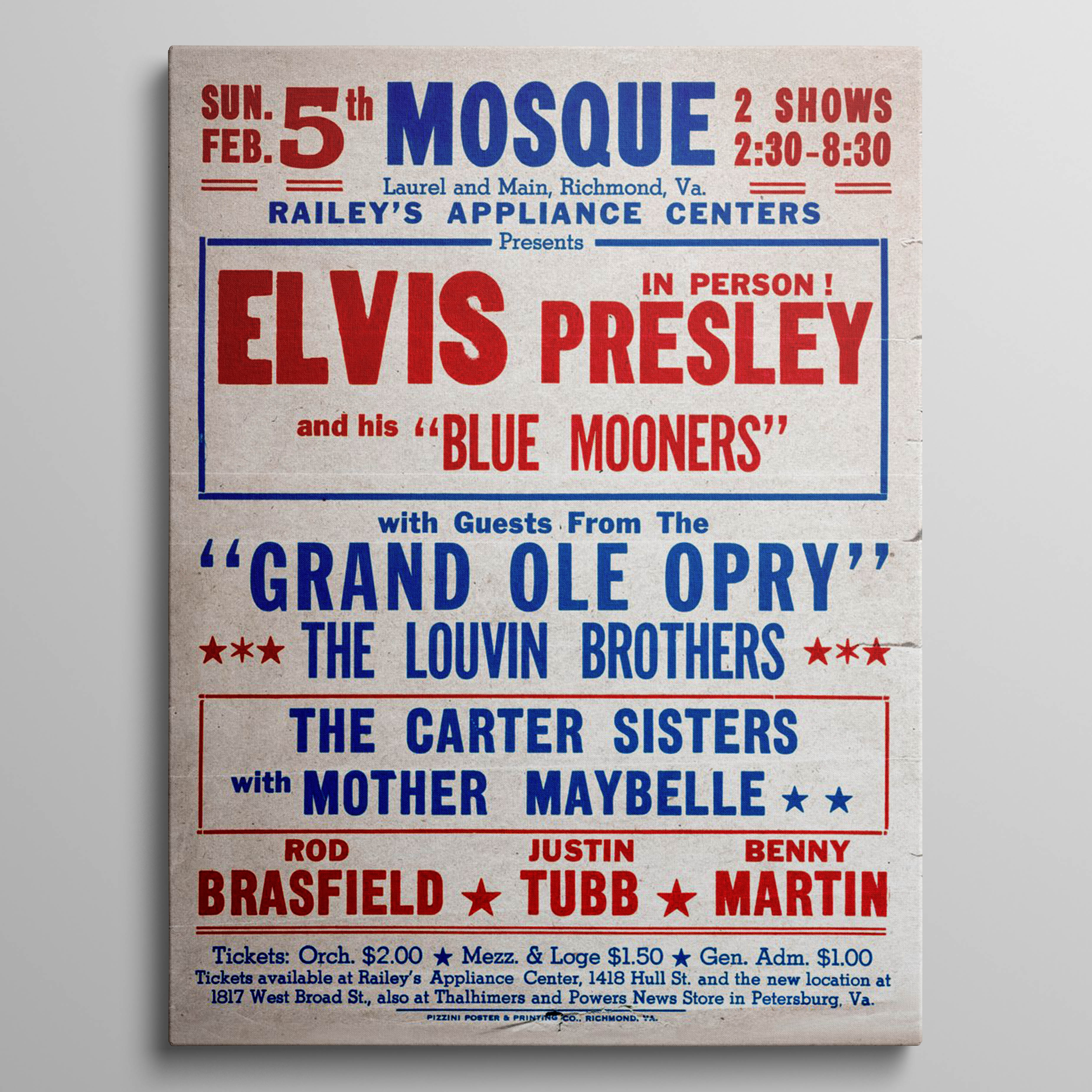 Elvis and Blue Mooners