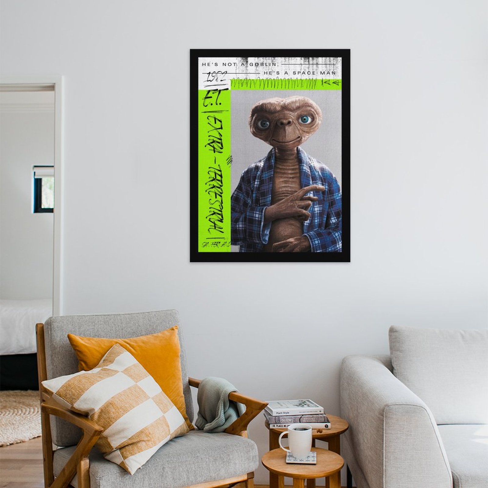 E.T. wearing a shirt