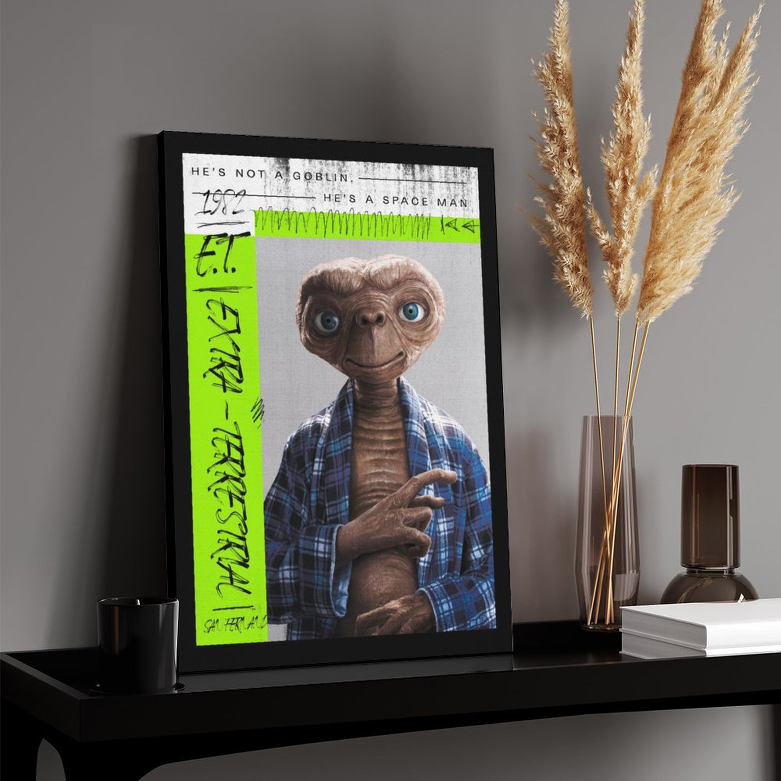 E.T. wearing a shirt