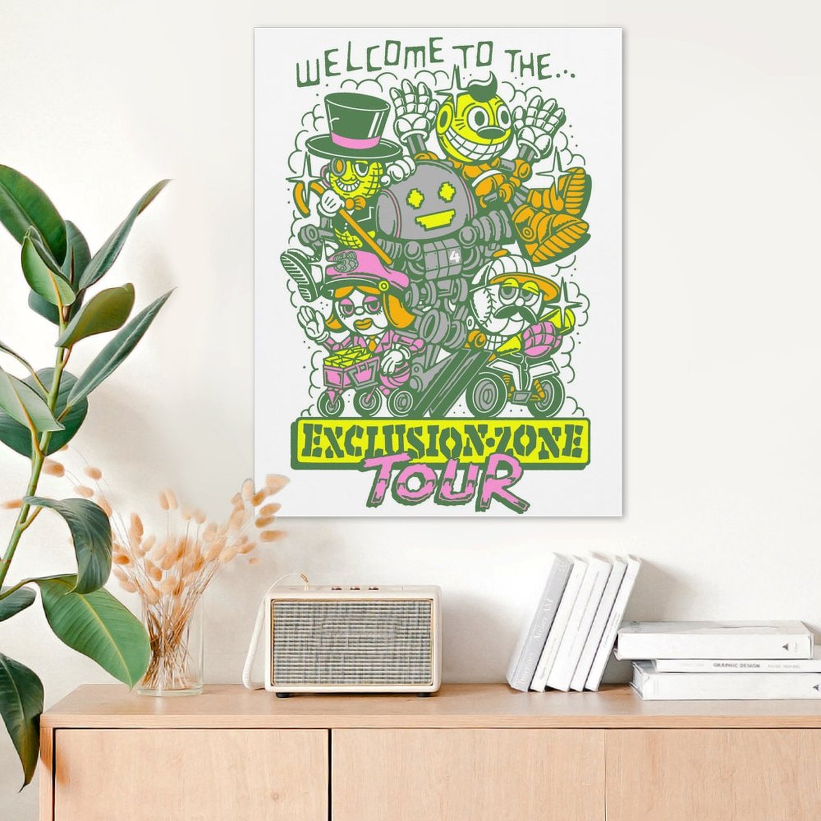 Exclusion Zone yellow