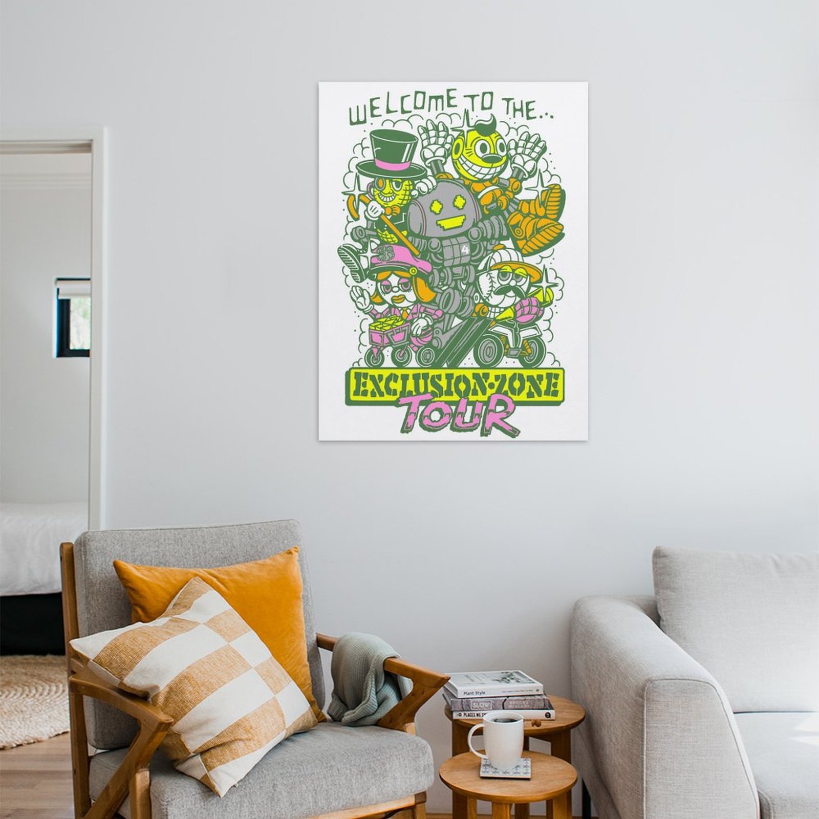 Exclusion Zone yellow