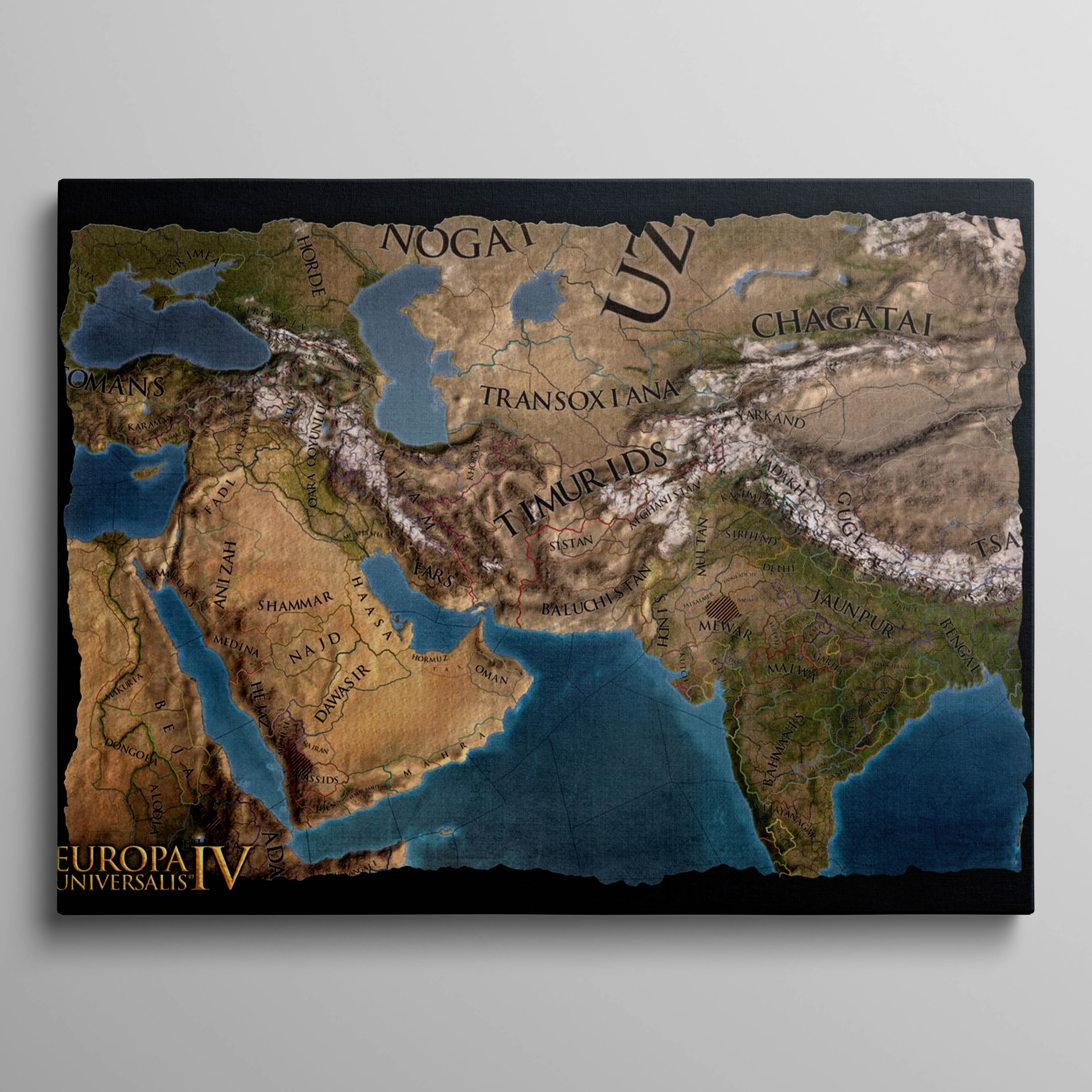 Middle East Blue Terrain