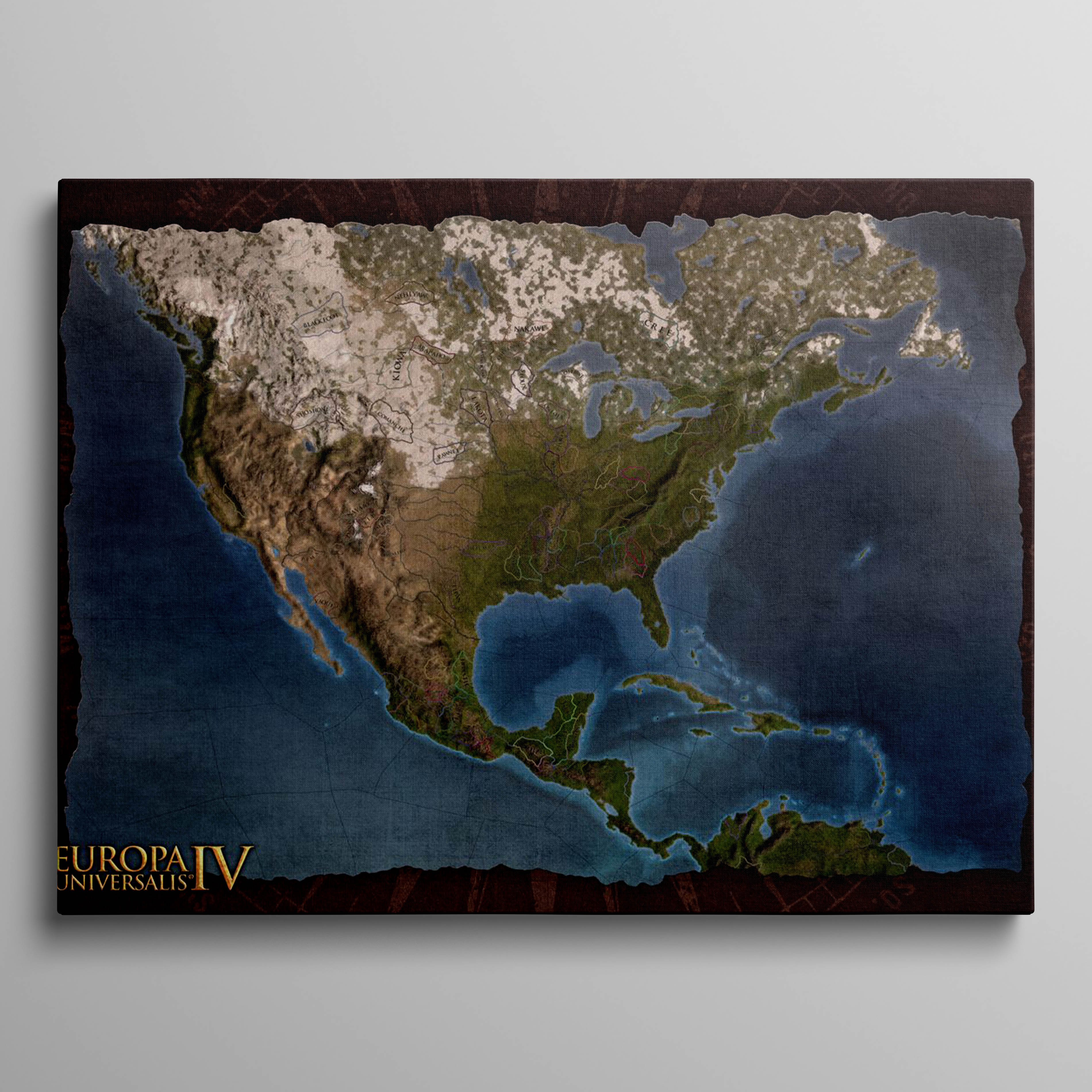 North America Brown Terrai