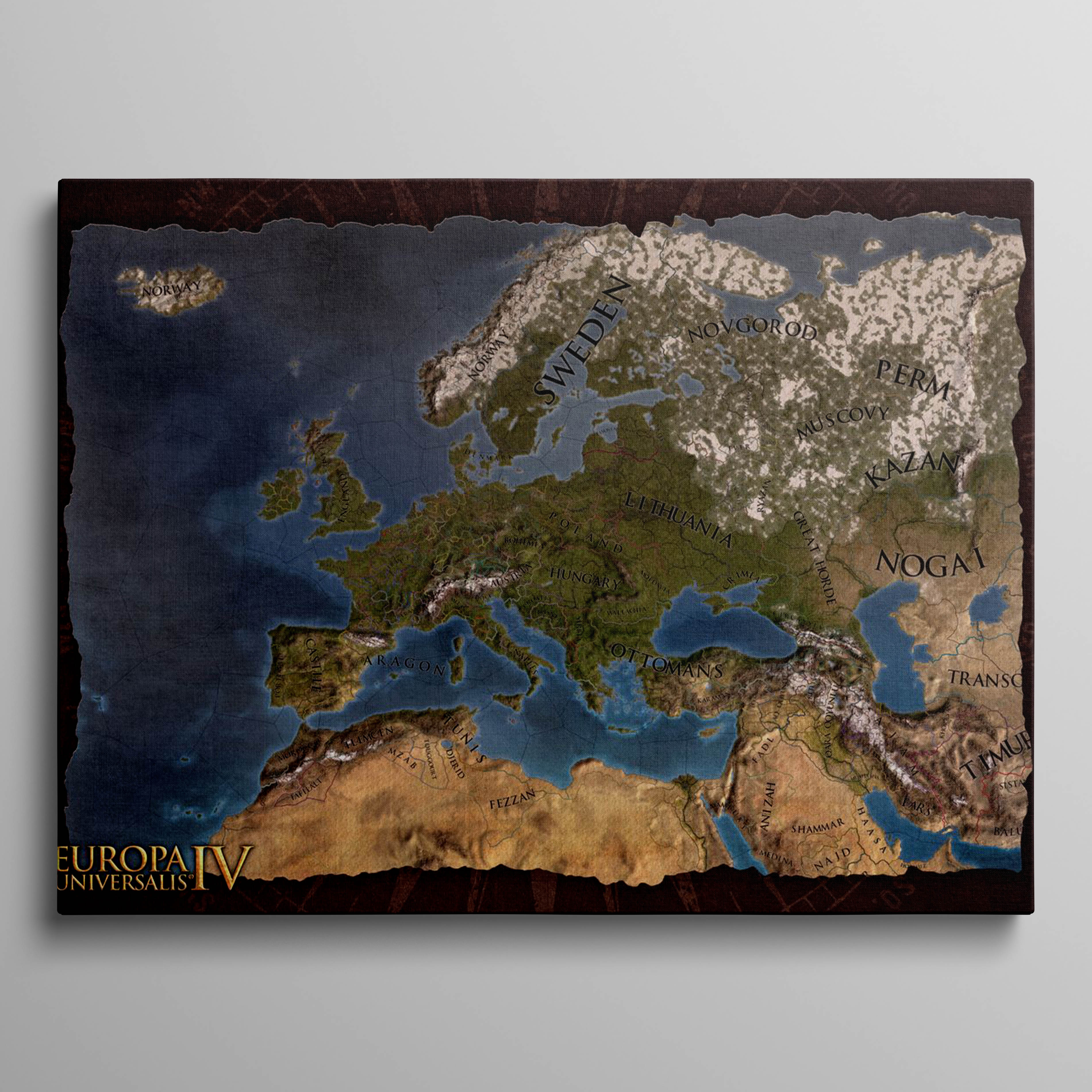 Europe Brown Terrain