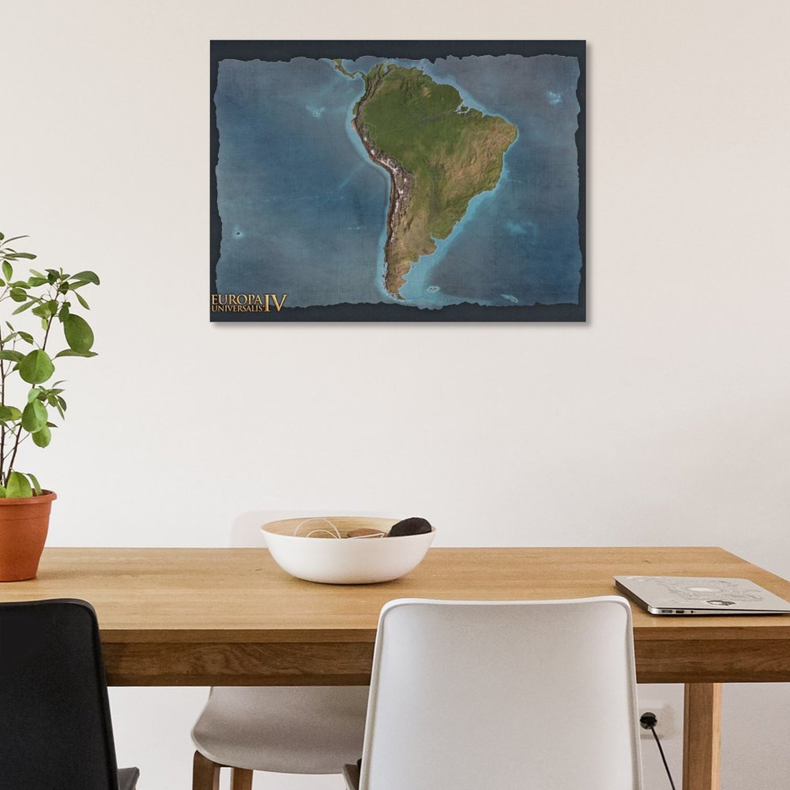 South America Blue Terrain