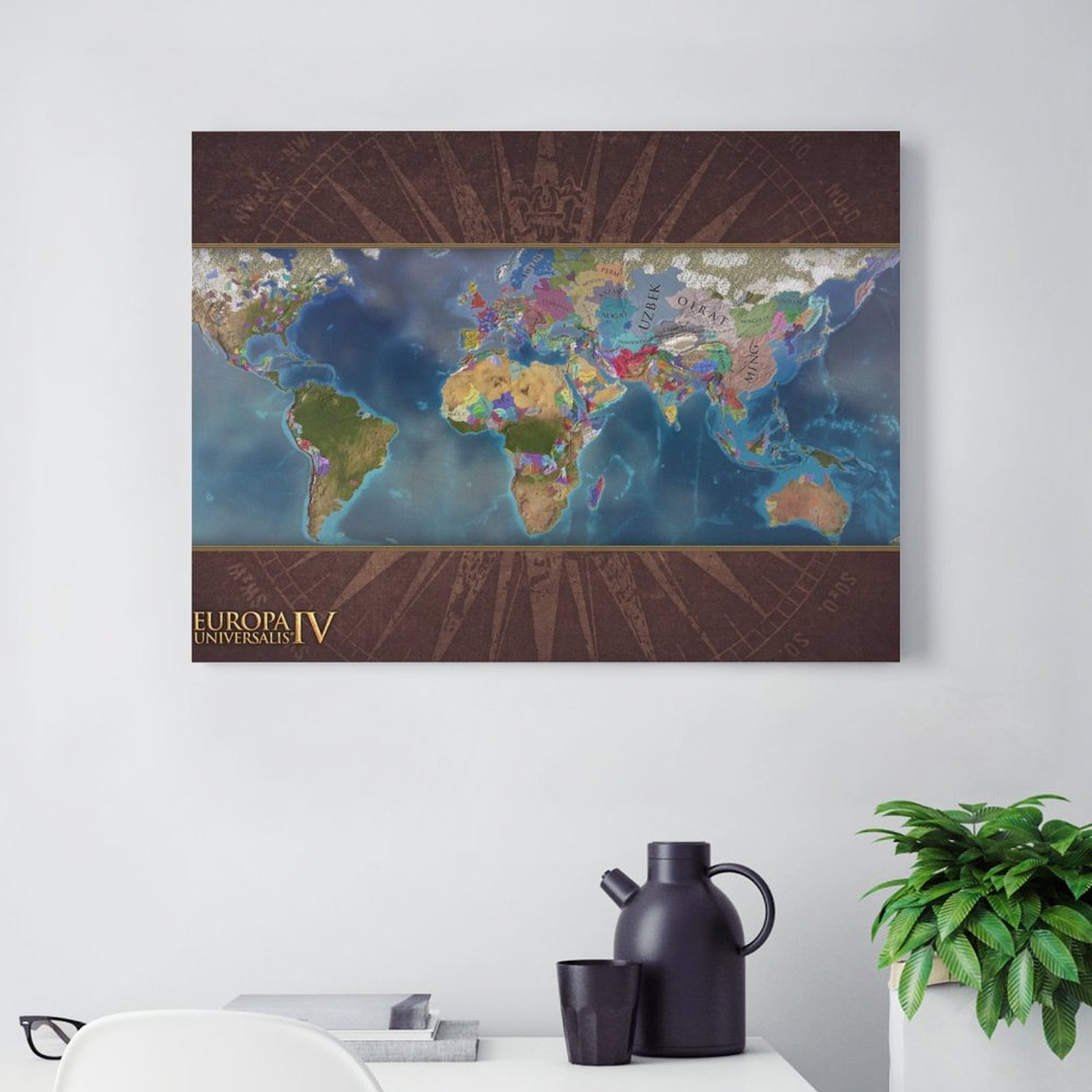 World Brown Map