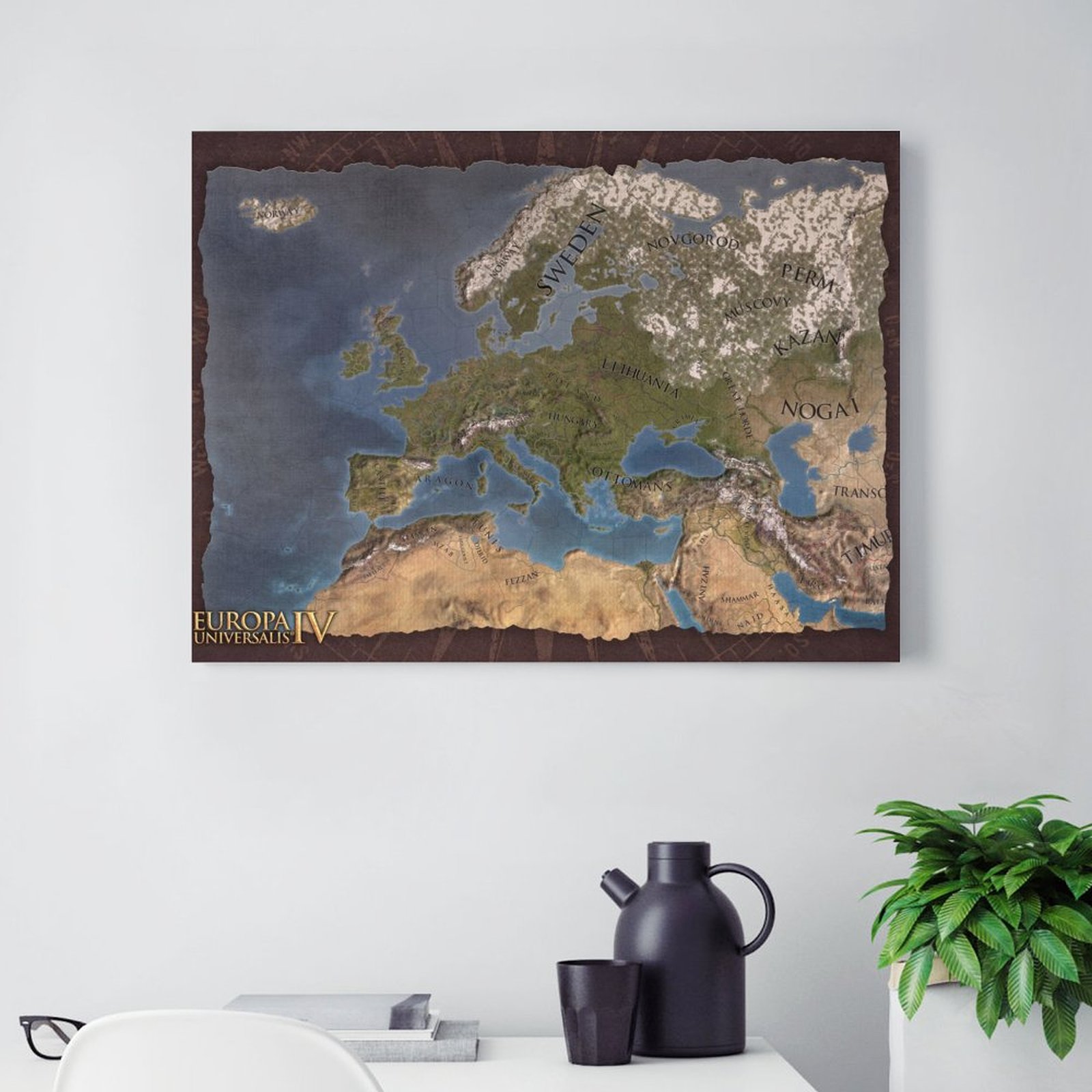 Europe Brown Terrain