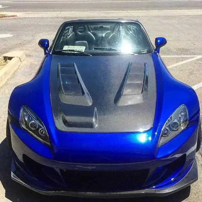 Carbon fiber hood for S2000