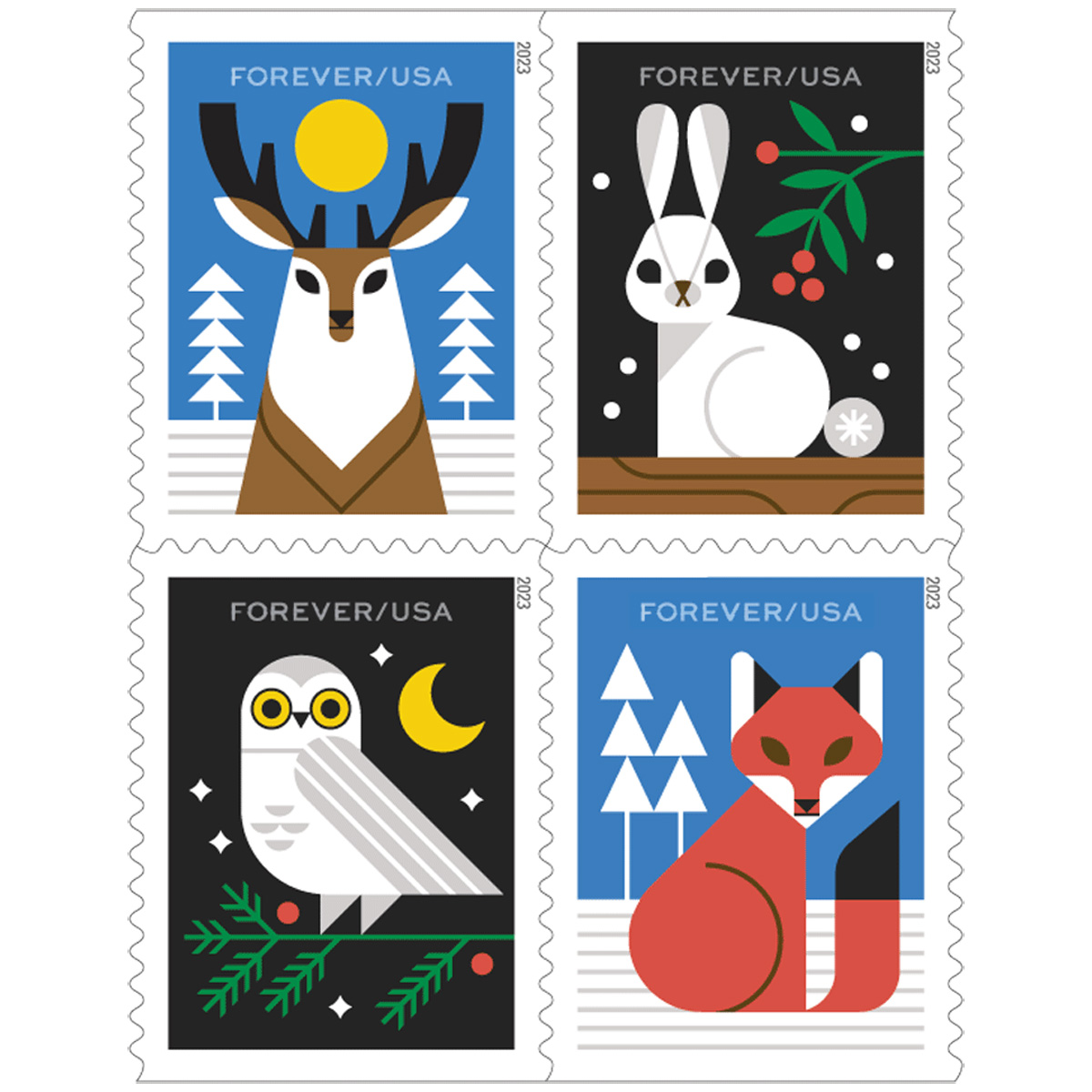 Winter Woodland Animals