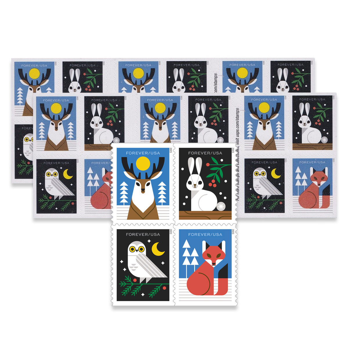 Winter Woodland Animals