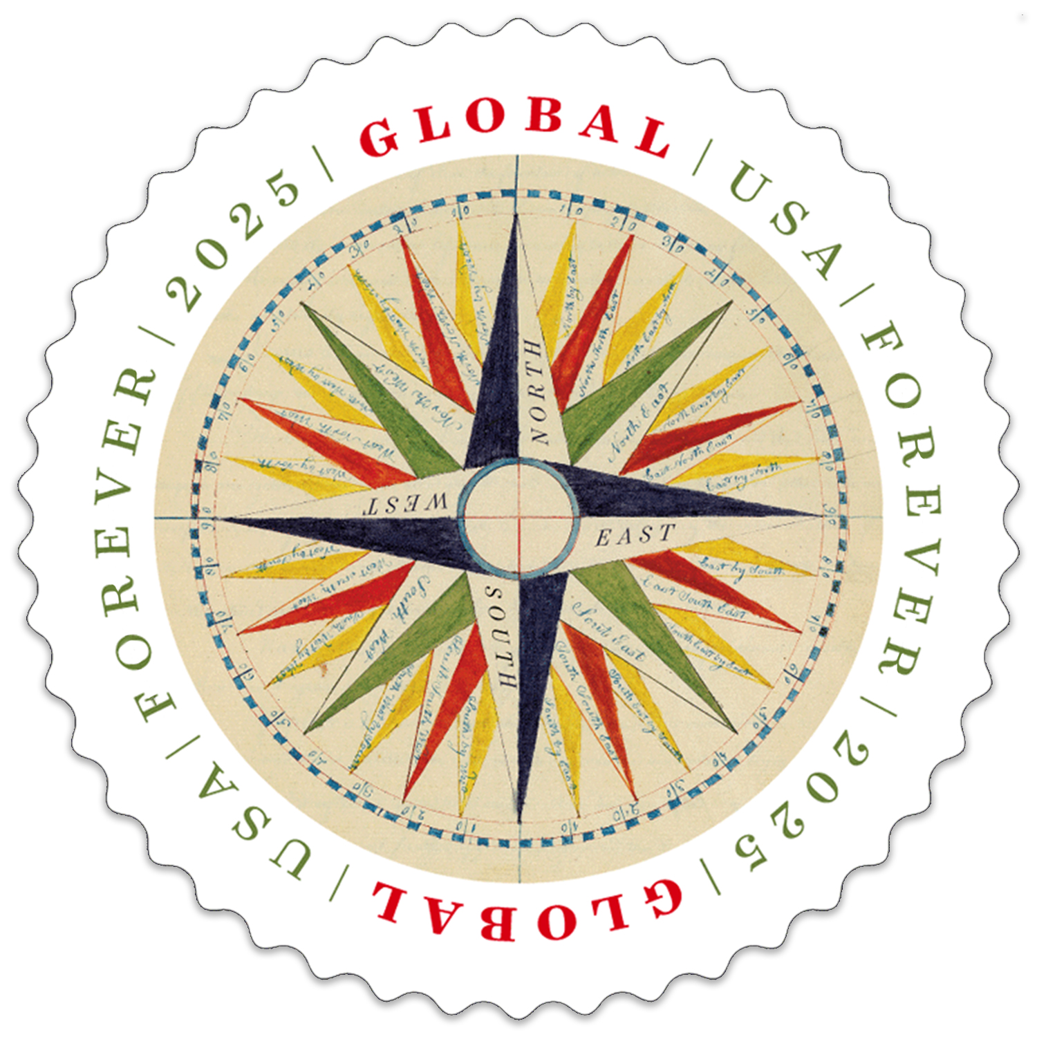 Global: 1794 Compass Rose