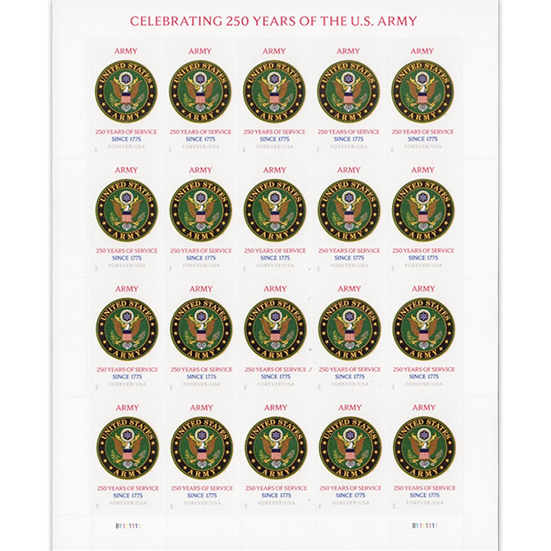 U.S. Army 250th Stamps