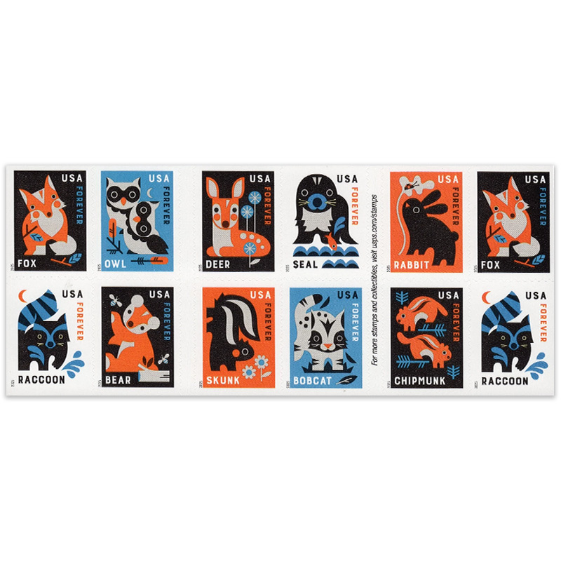 Baby Wild Animals Stamps