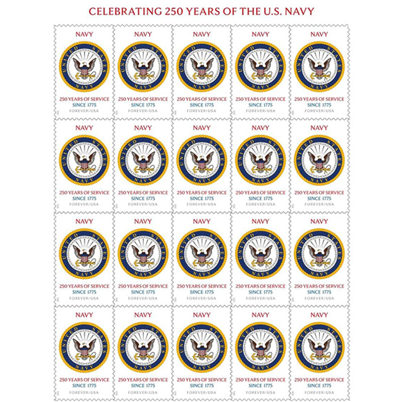 U.S. Navy 250th Stamps