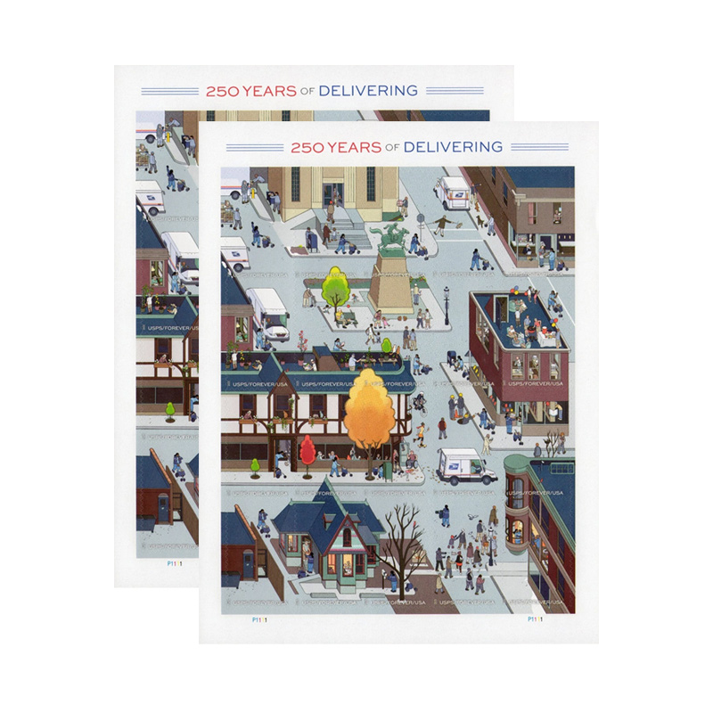 250 Years of Delivering Stamps