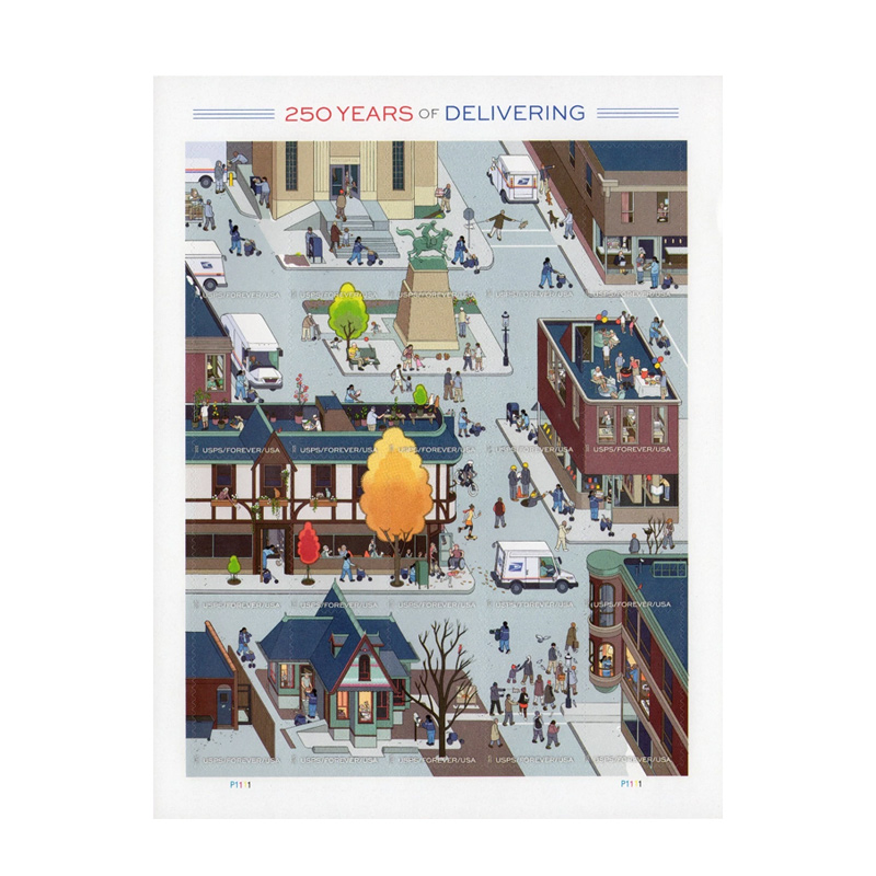 250 Years of Delivering Stamps