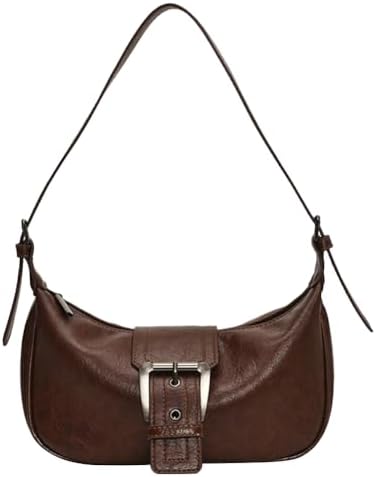 Shoulder Bag for Women Y2k Burgundy Purse