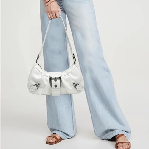 Shoulder Bag for Women Y2k Burgundy Purse