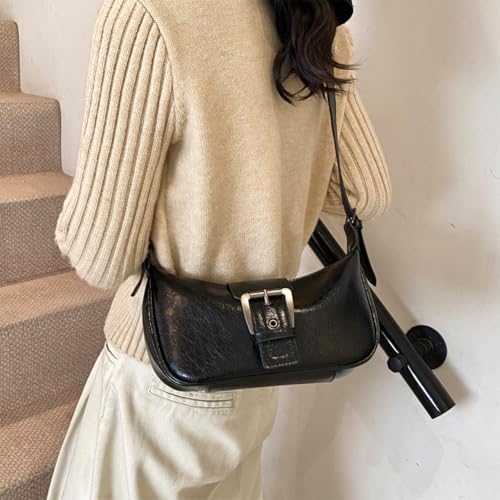 Shoulder Bag for Women Y2k Burgundy Purse